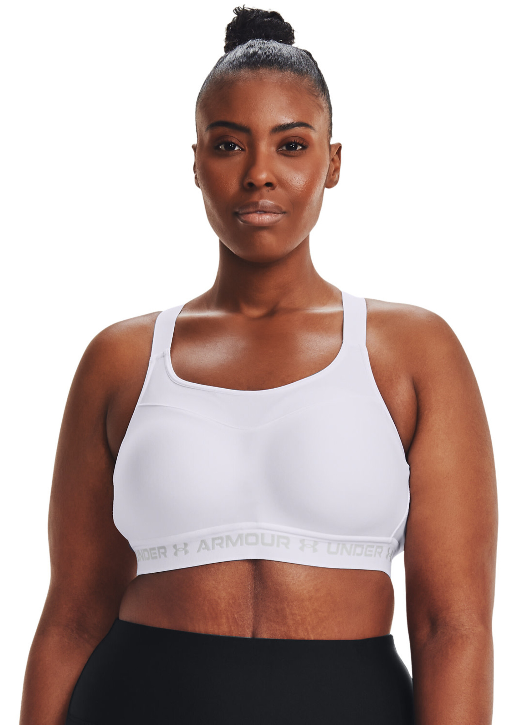 Under Armour Armour High Crossback Bra-White