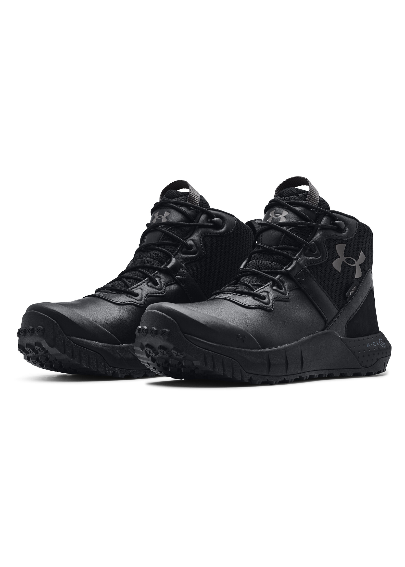 UA MG Valsetz Mid LTHR WP-Black - SportsVille