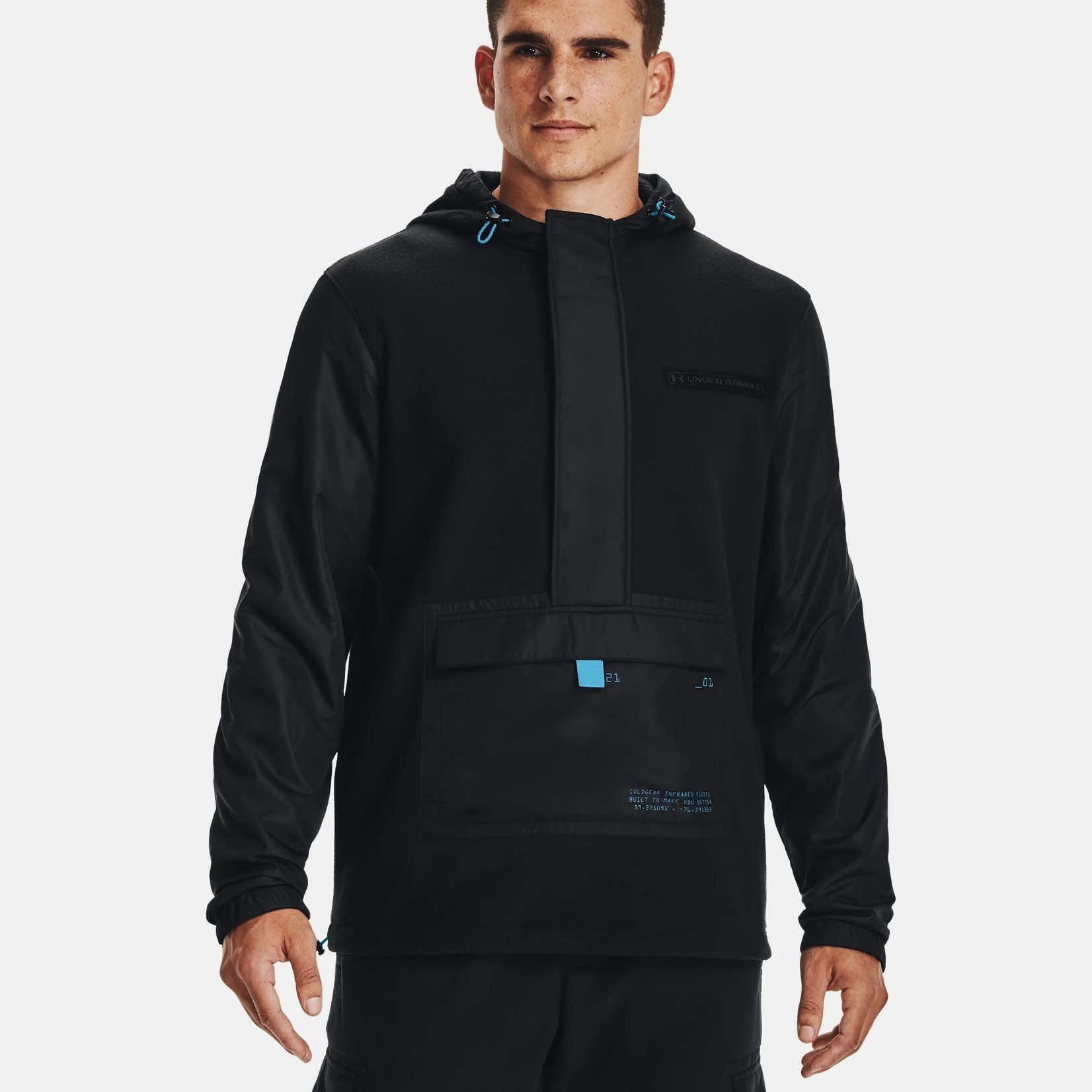 Under Armour UA ColdGear® Infrared Utility ½ Zip Jacket-Black