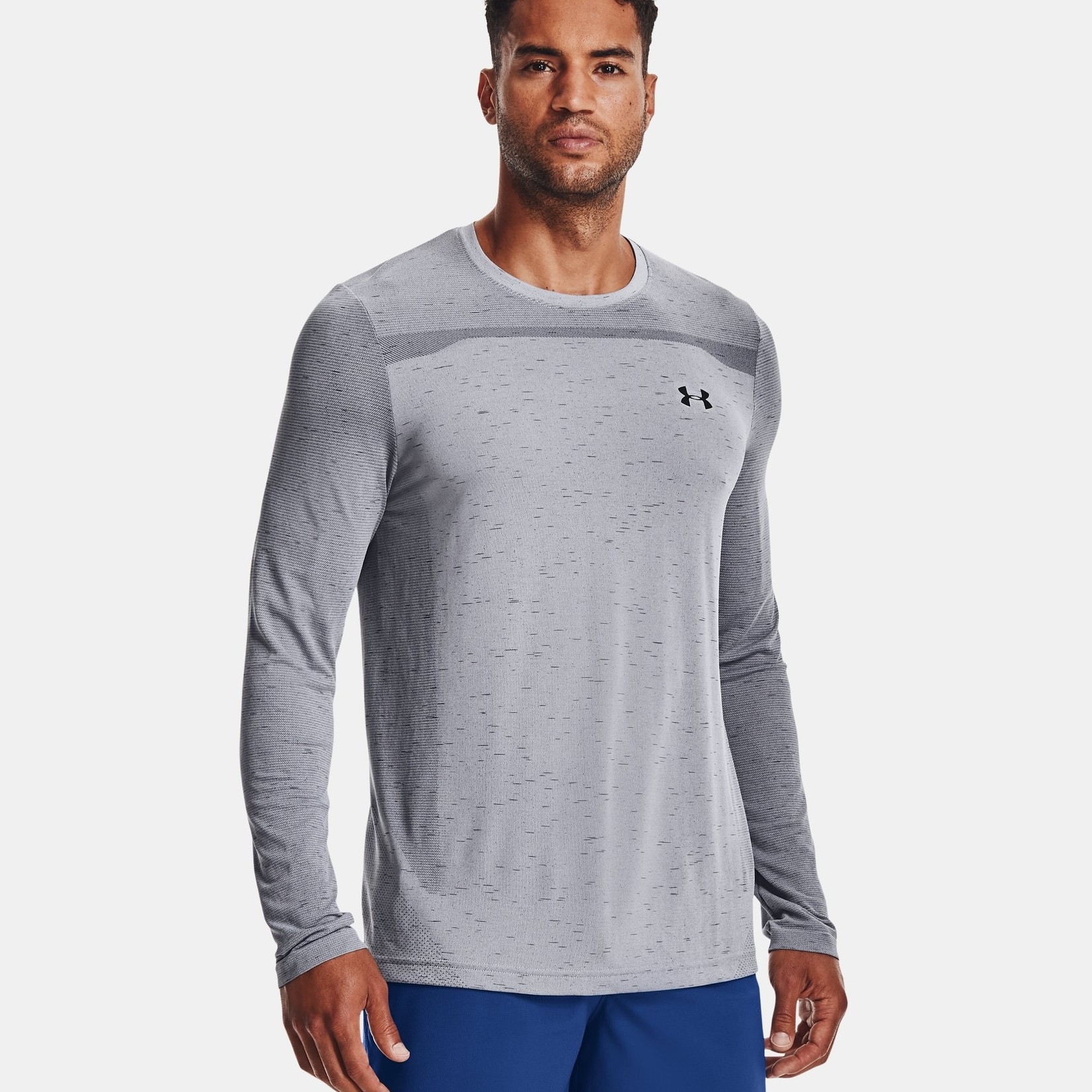 Ua Seamless Long Sleeve Grey Sportsville