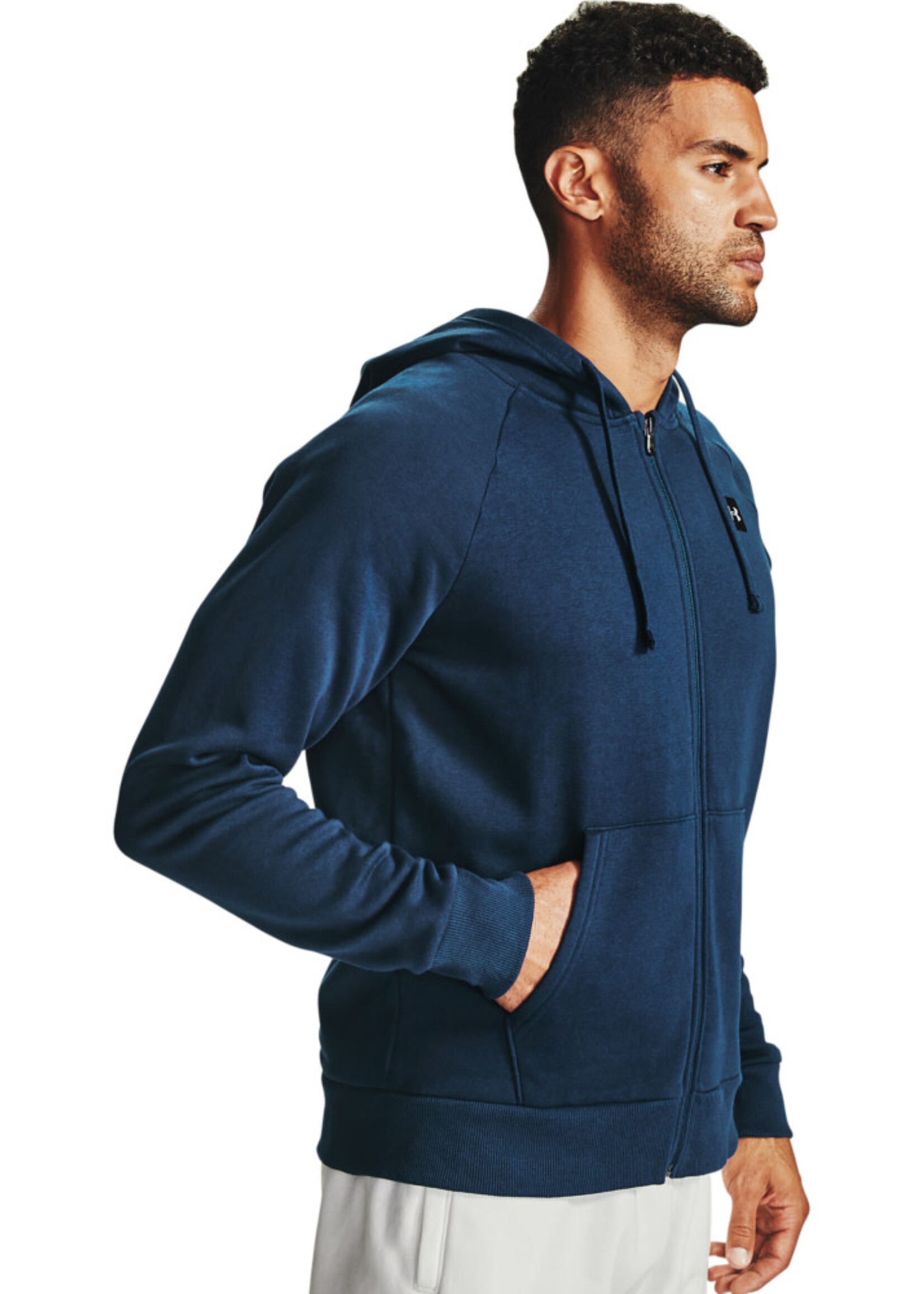 Under Armour UA Rival Fleece FZ Hoodie - Navy