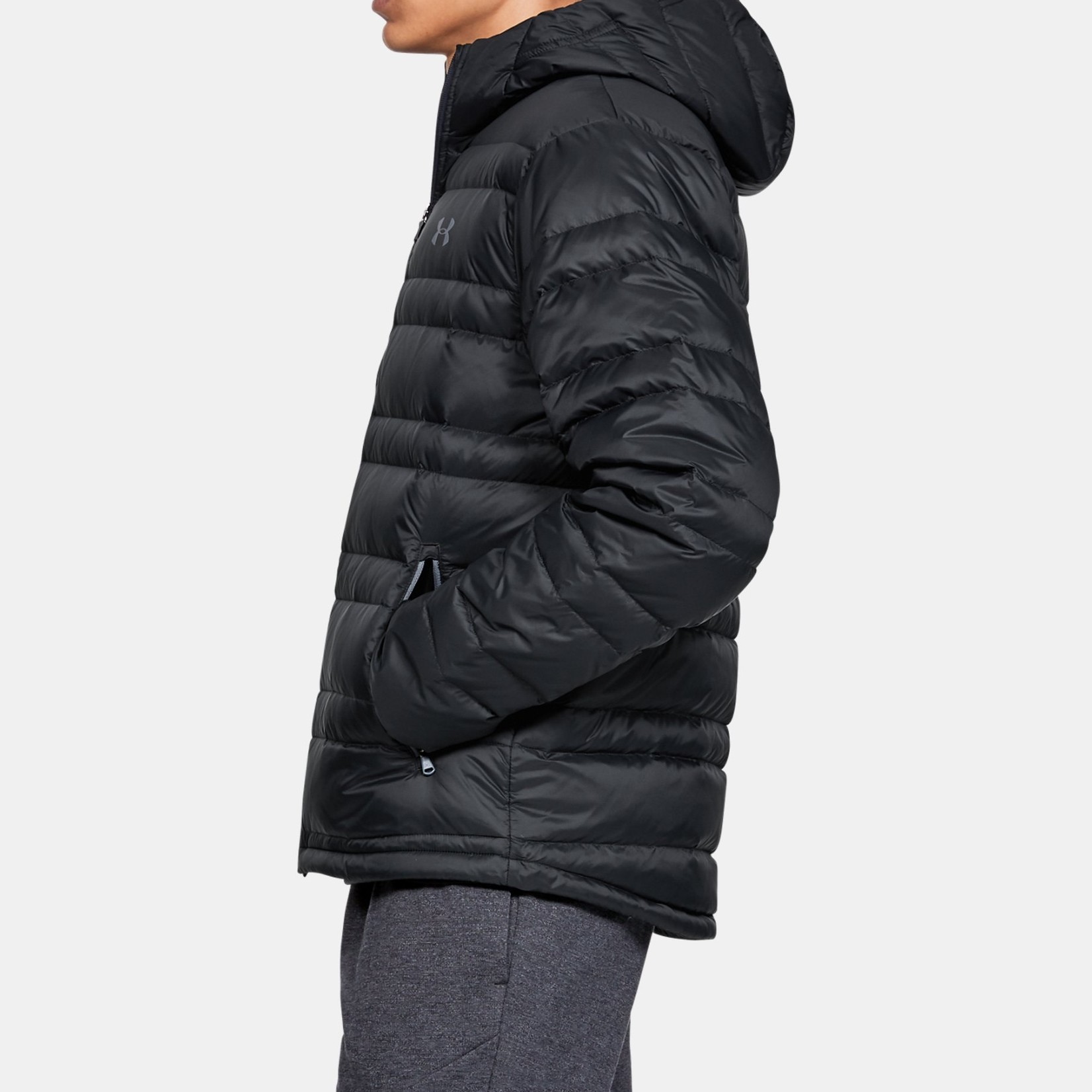 Under Armour UA Armour Down Hooded Jacket - Black