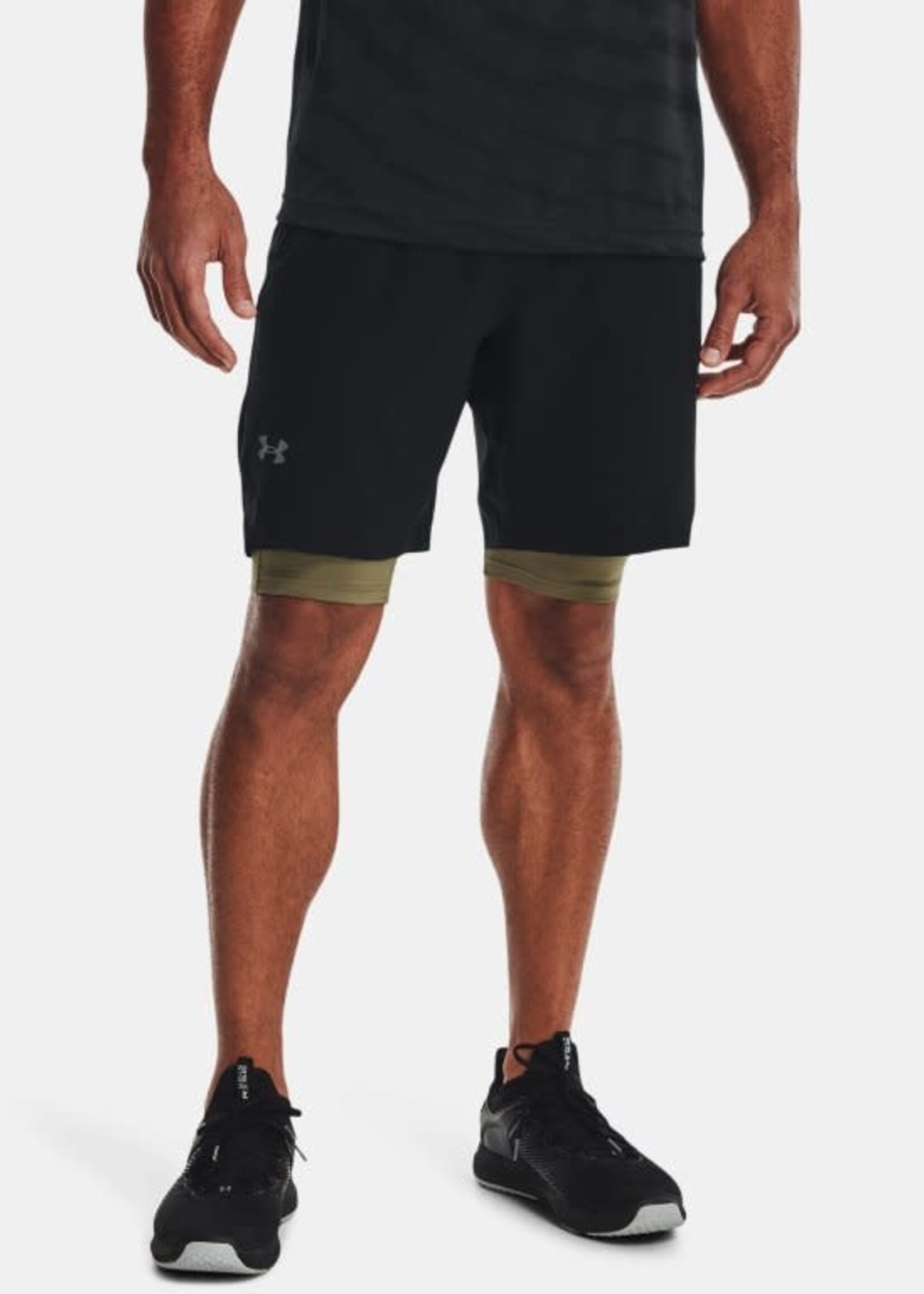 UA Vanish Woven 8in Shorts-BLK