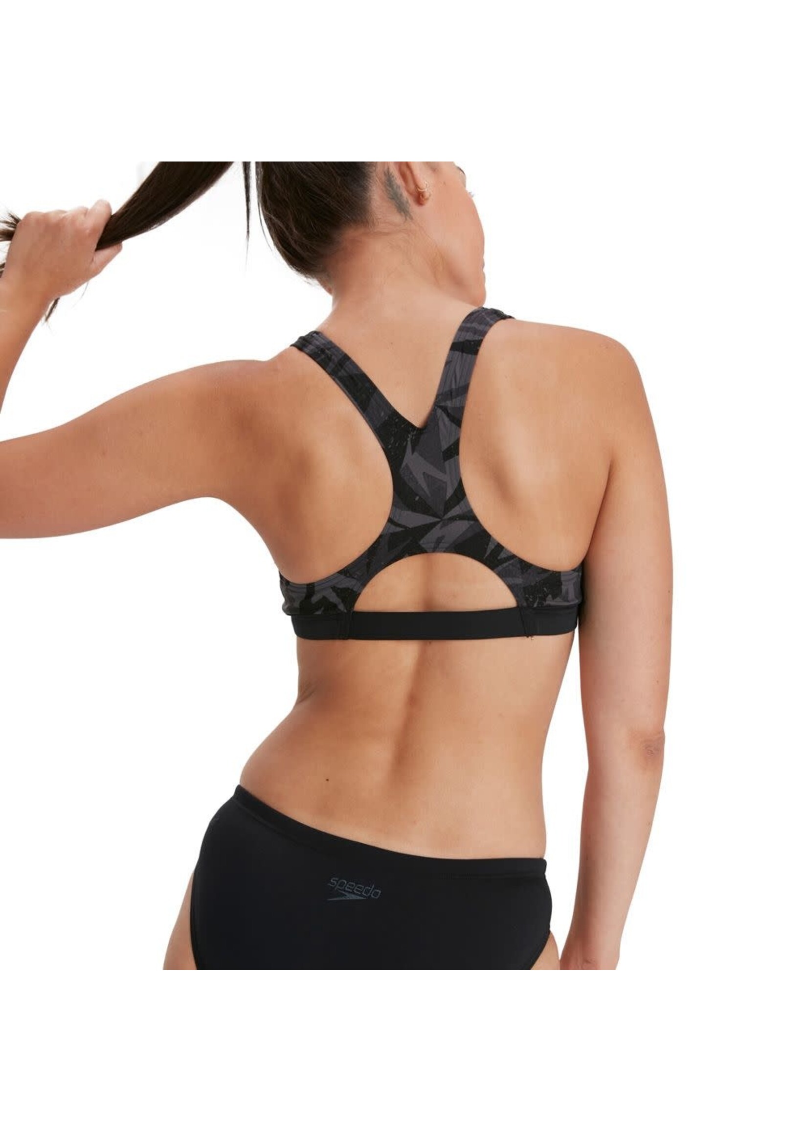 Speedo W Pool Eco+ H-Boom 2 piece Black/Grey