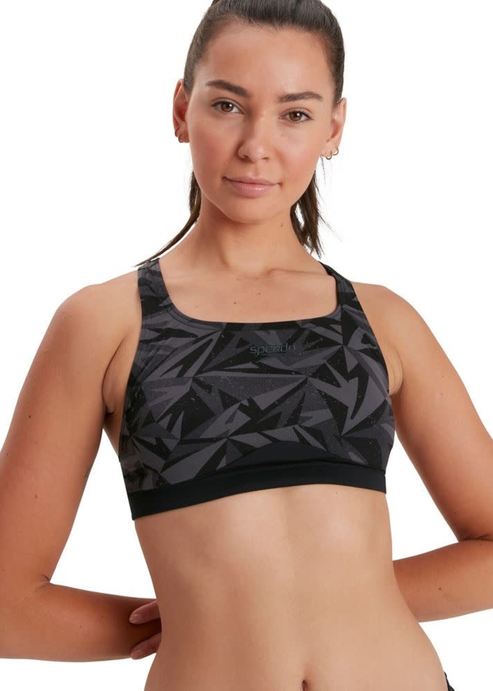 SPEEDO, Black Women's Sports Bras