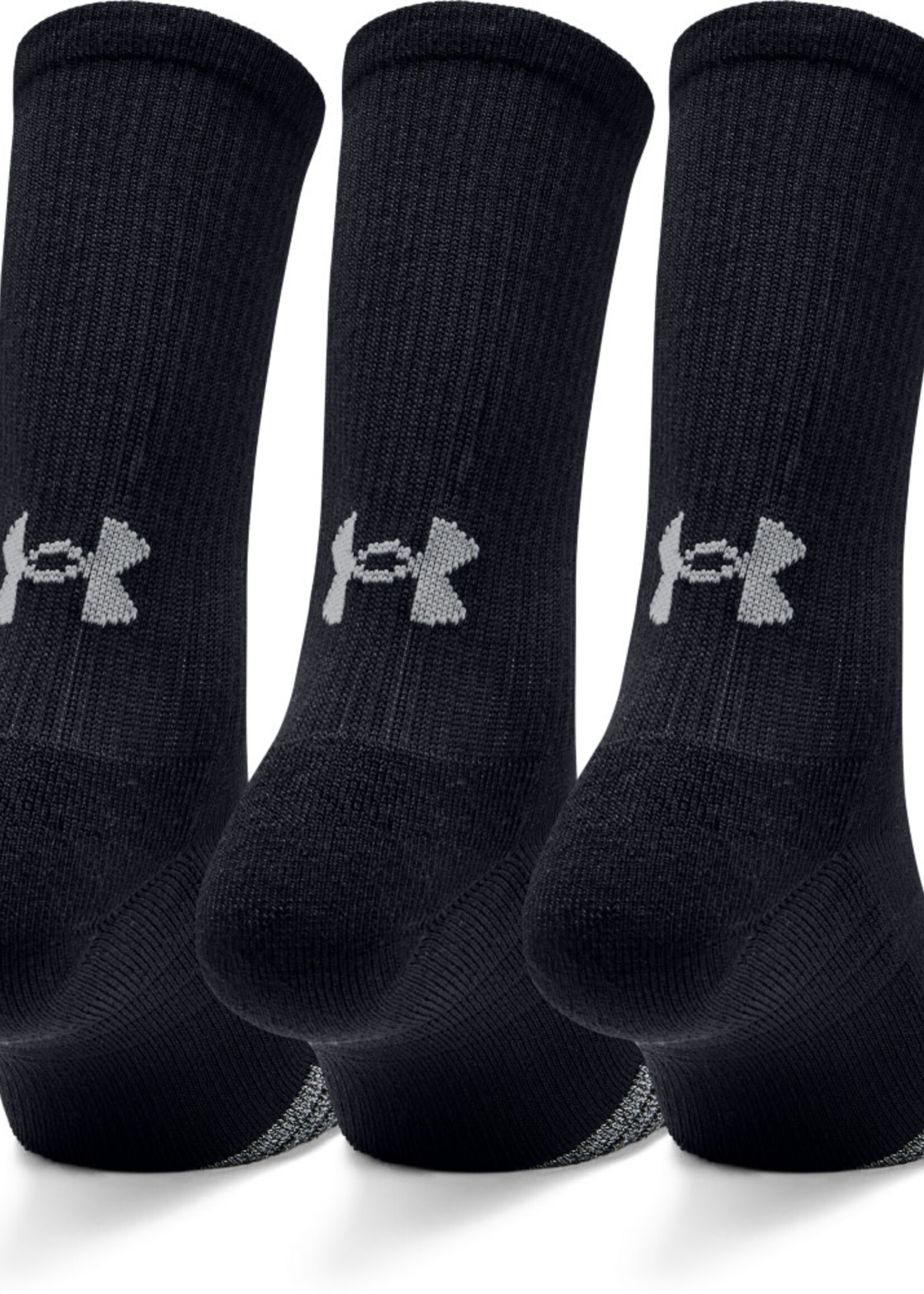 Under Armour UA Heatgear Crew 3pk-BLK