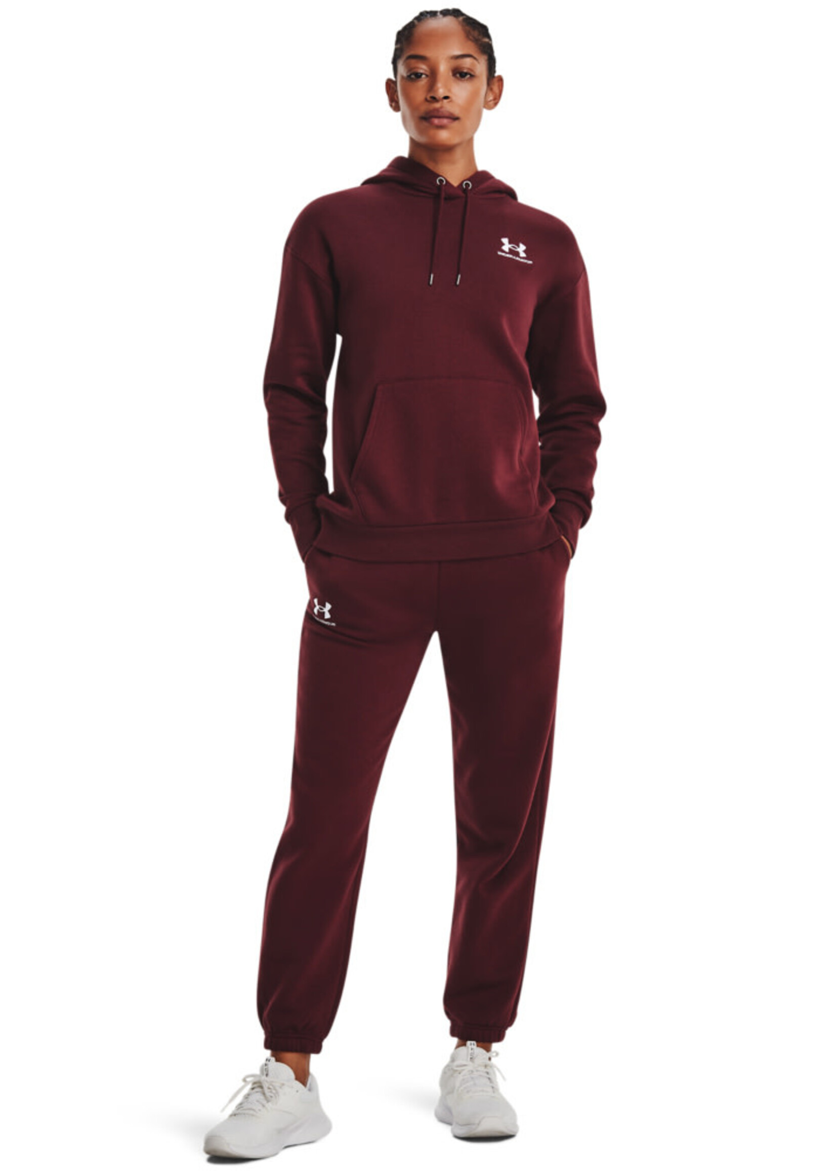 Under Armour Essential Fleece Joggers-RED