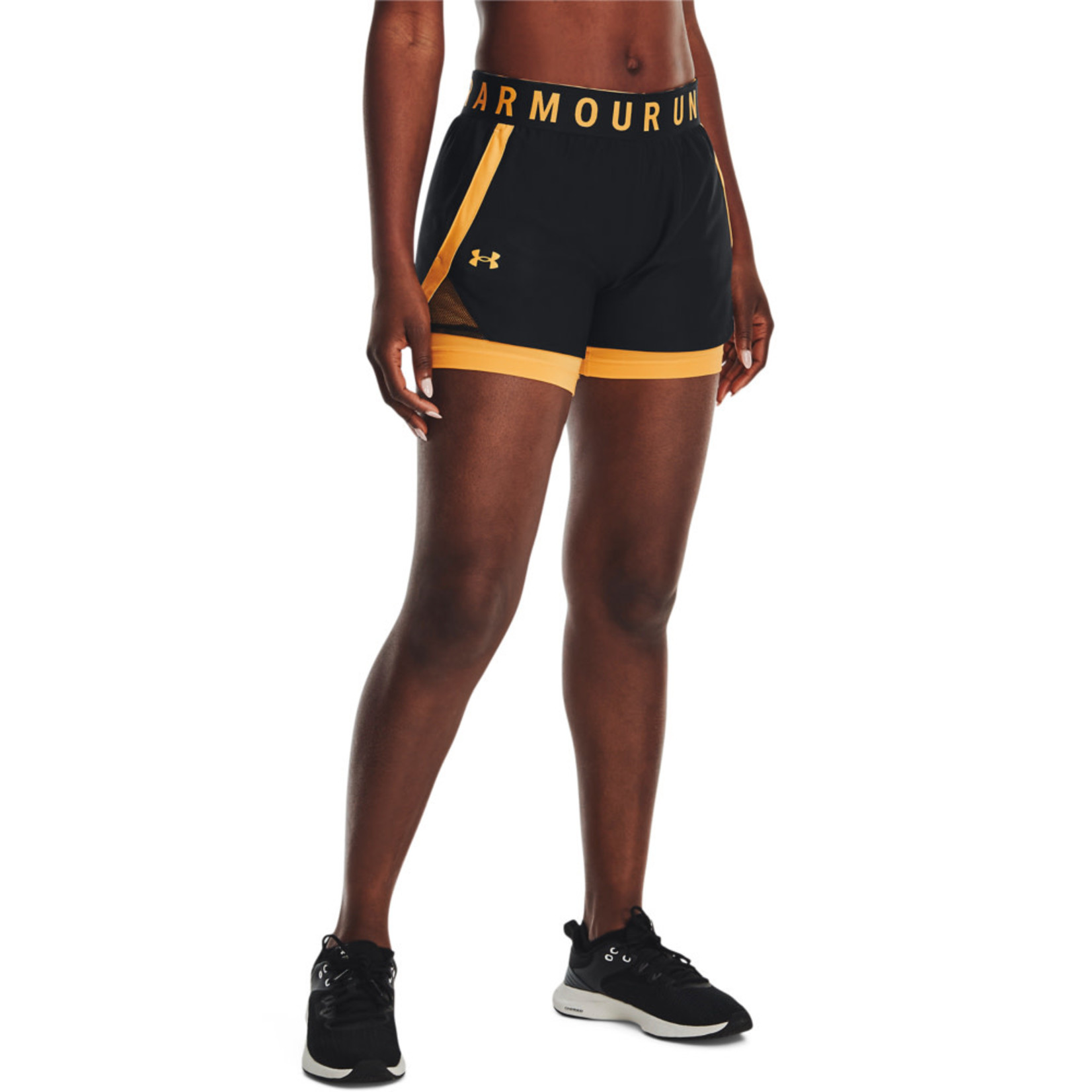 Under Armour Play Up 2-in-1 Shorts-Black