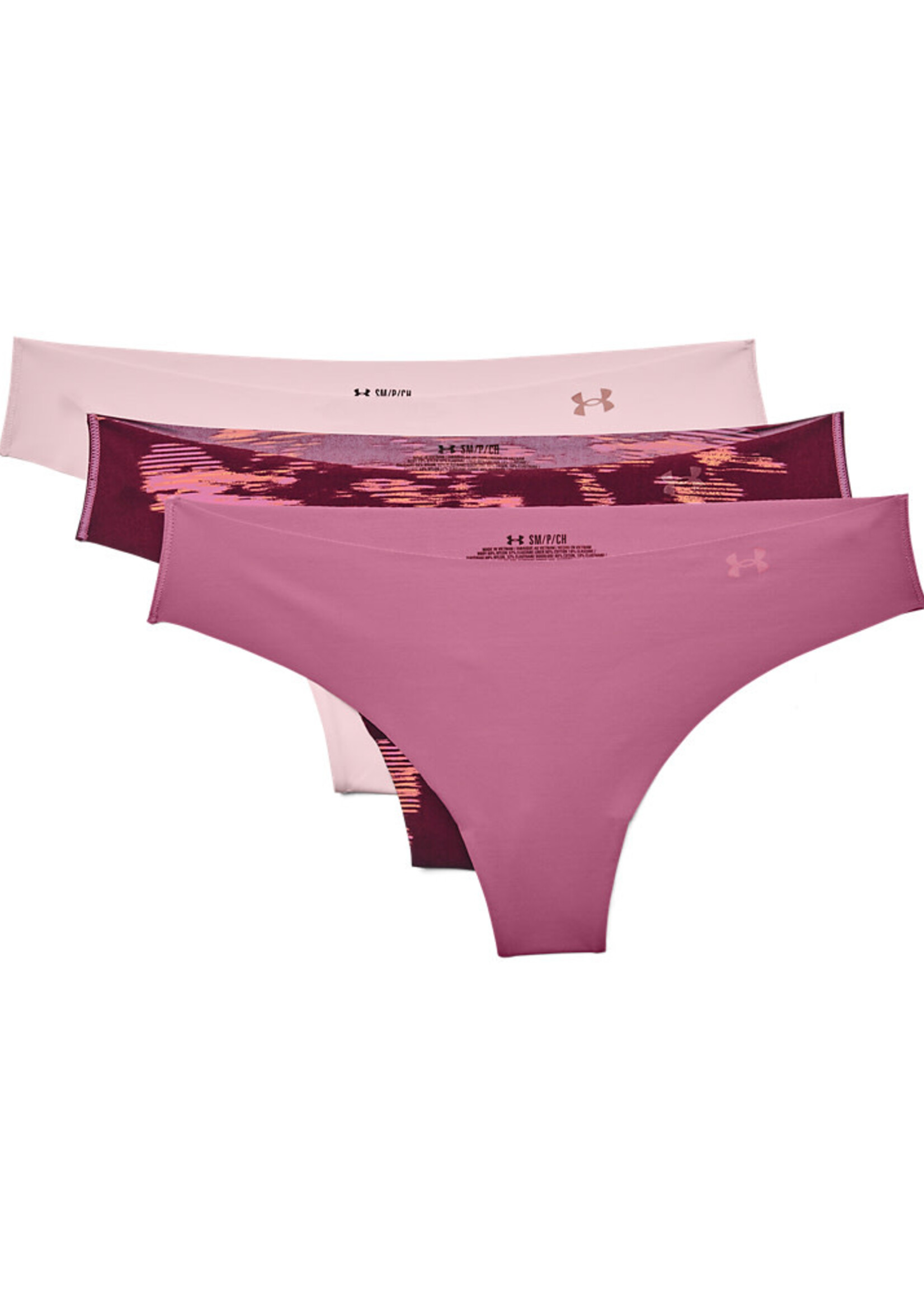 Under Armour PS Thong 3Pack Print-PINK