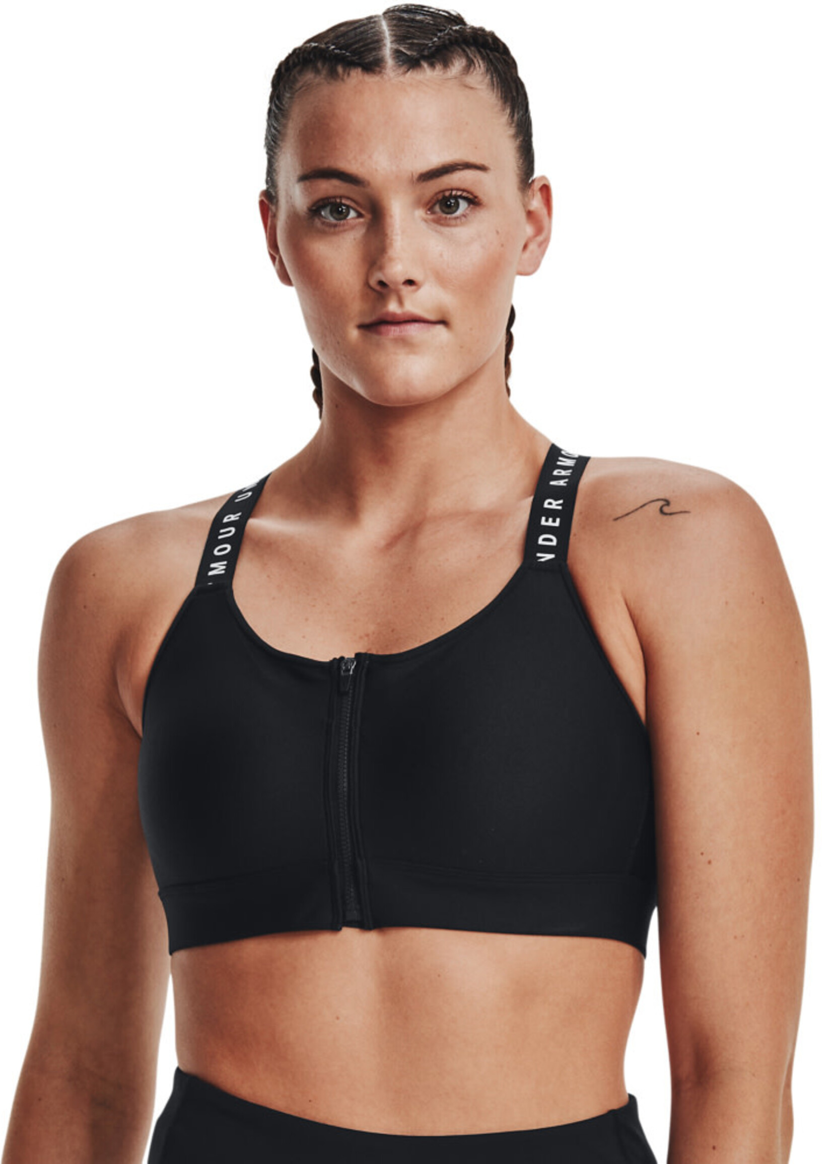 Under Armour UA Infinity High Bra Zip-BLK