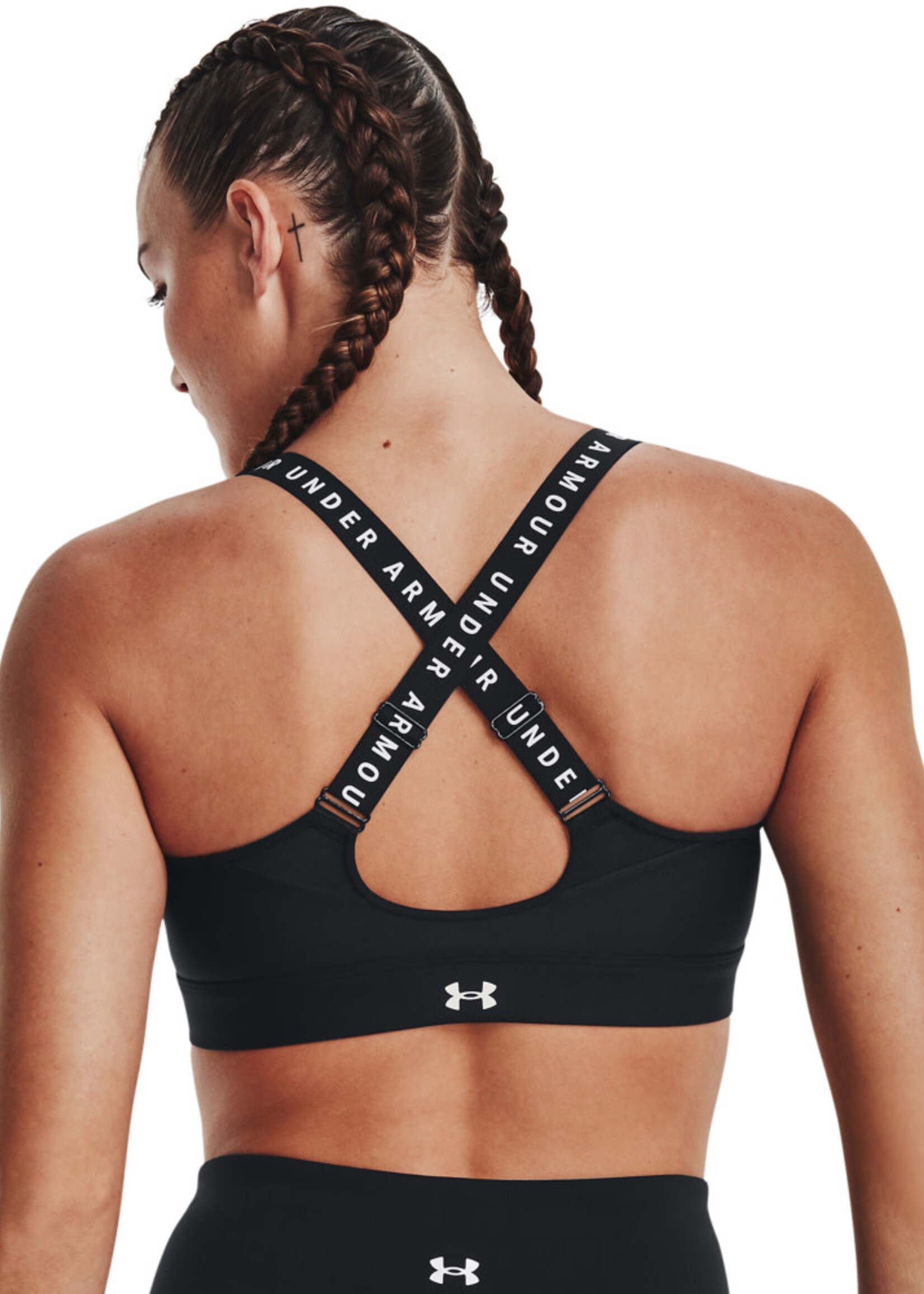 Under Armour UA Infinity High Bra Zip-BLK