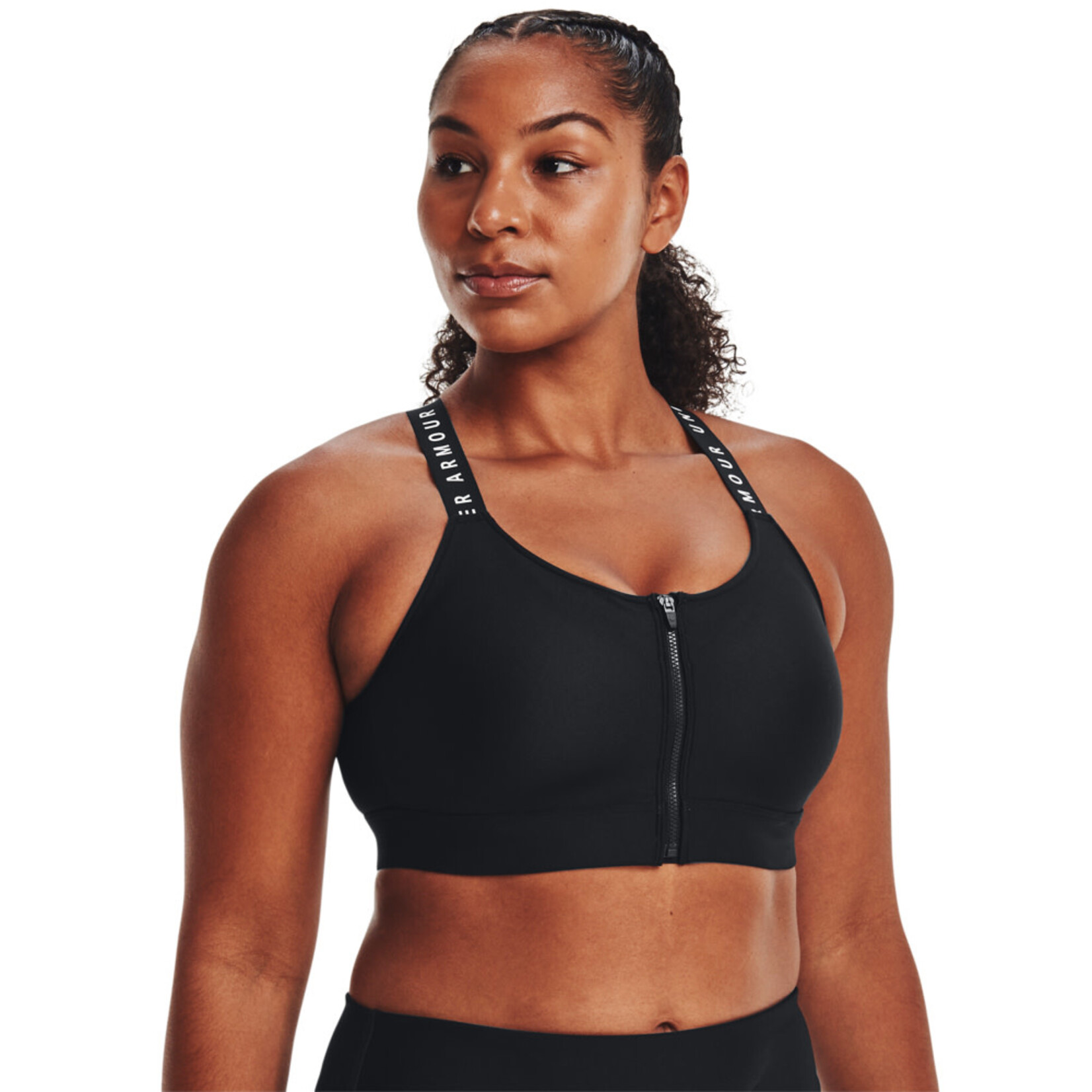 Under Armour UA Infinity High Bra Zip-BLK