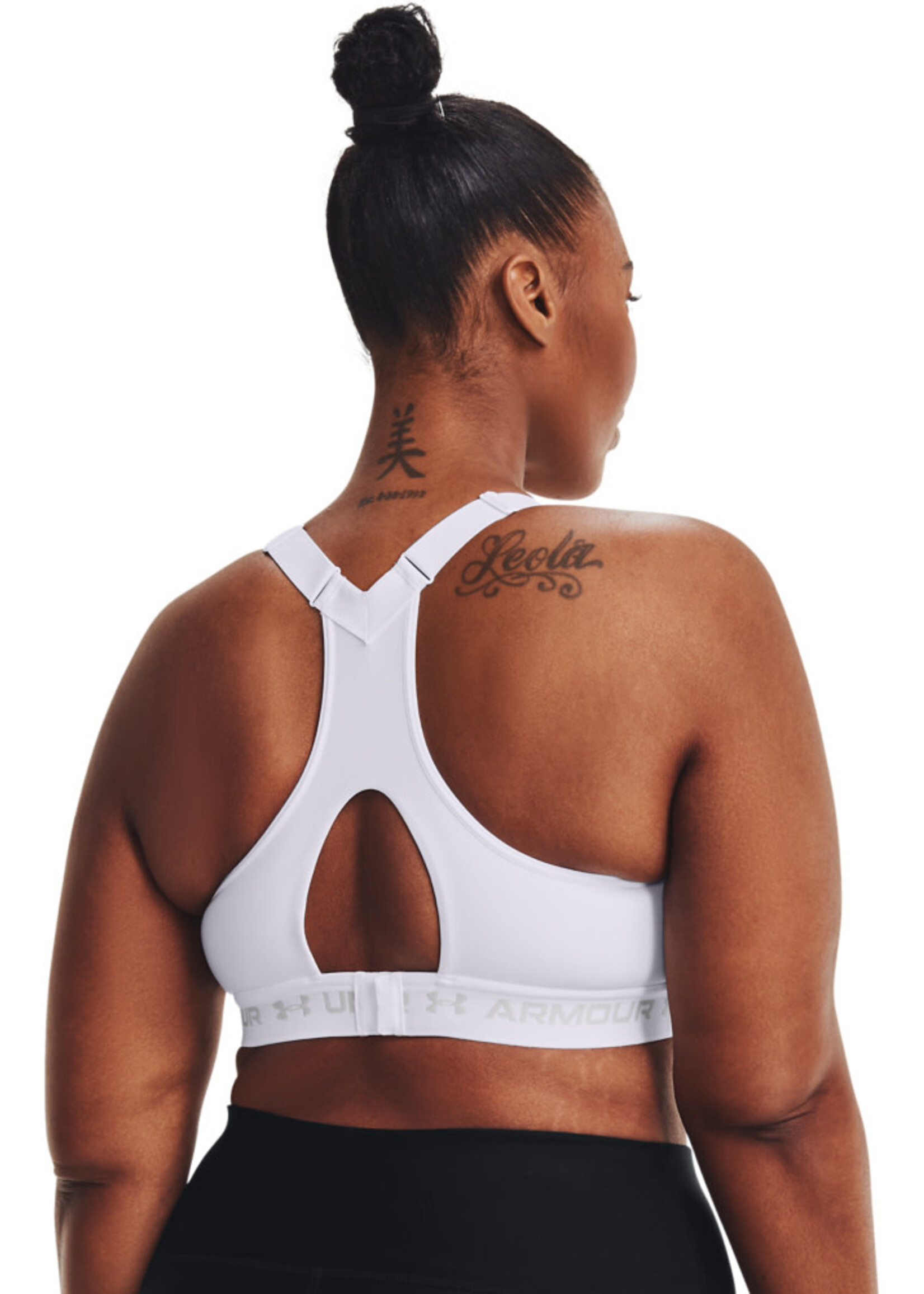 Under Armour Armour High Crossback Bra-White