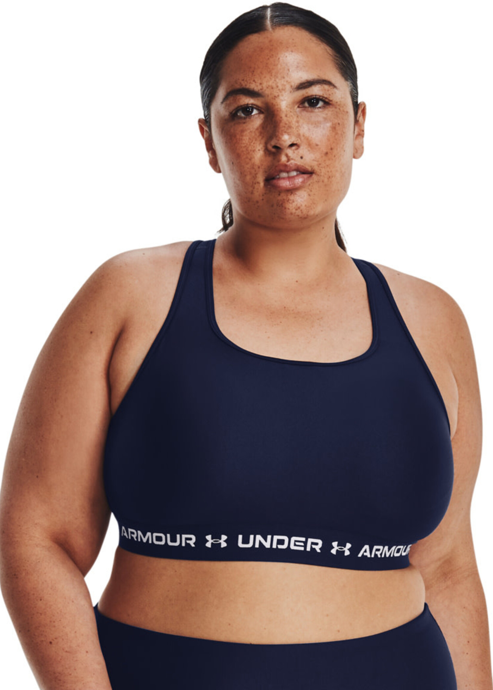 Under Armour UA Crossback Mid Bra-NVY