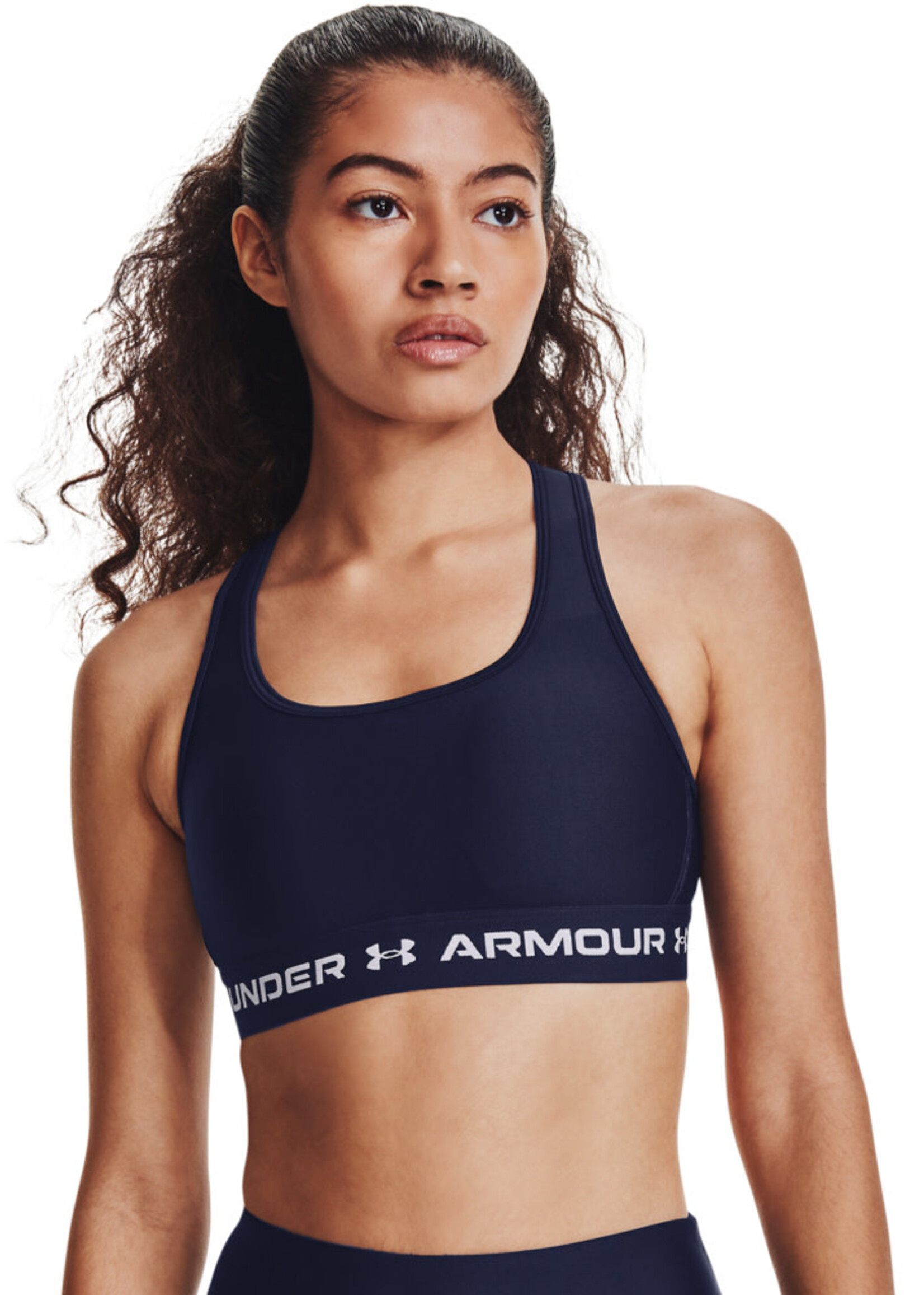 Under Armour UA Crossback Mid Bra-NVY