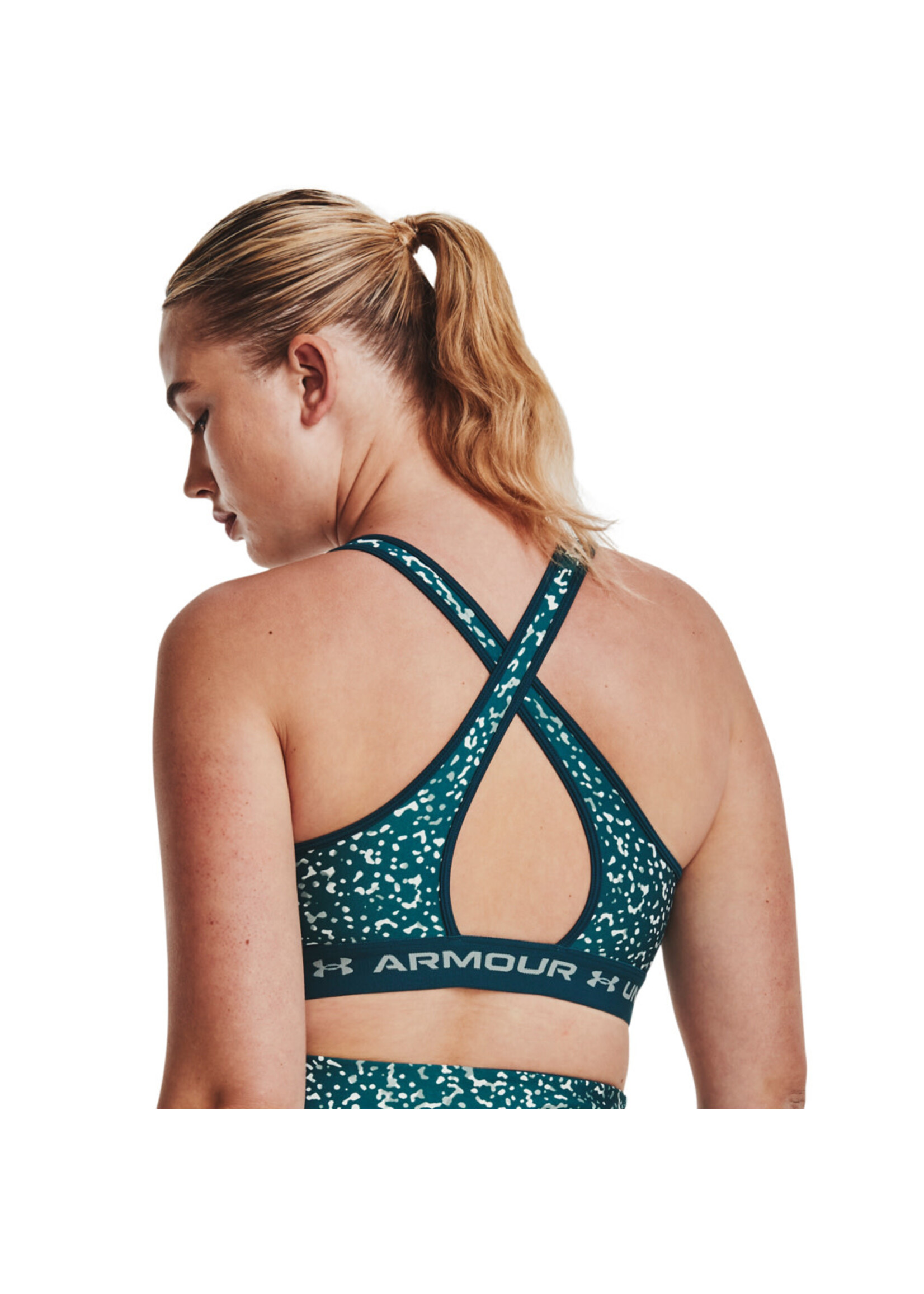 Under Armour UA Crossback Mid Print-GRN