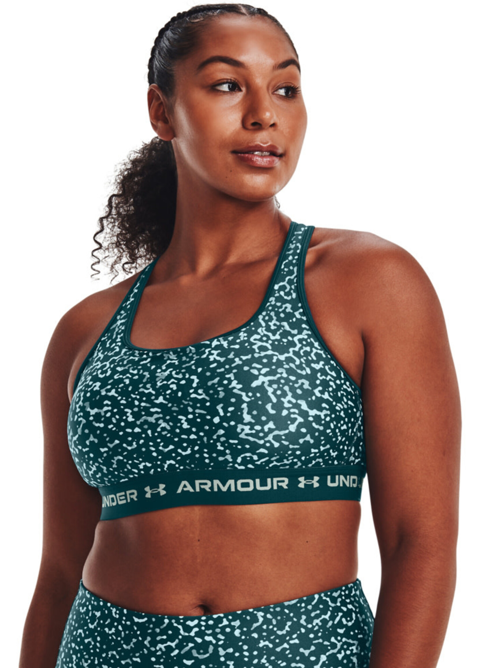 Under Armour UA Crossback Mid Print-GRN