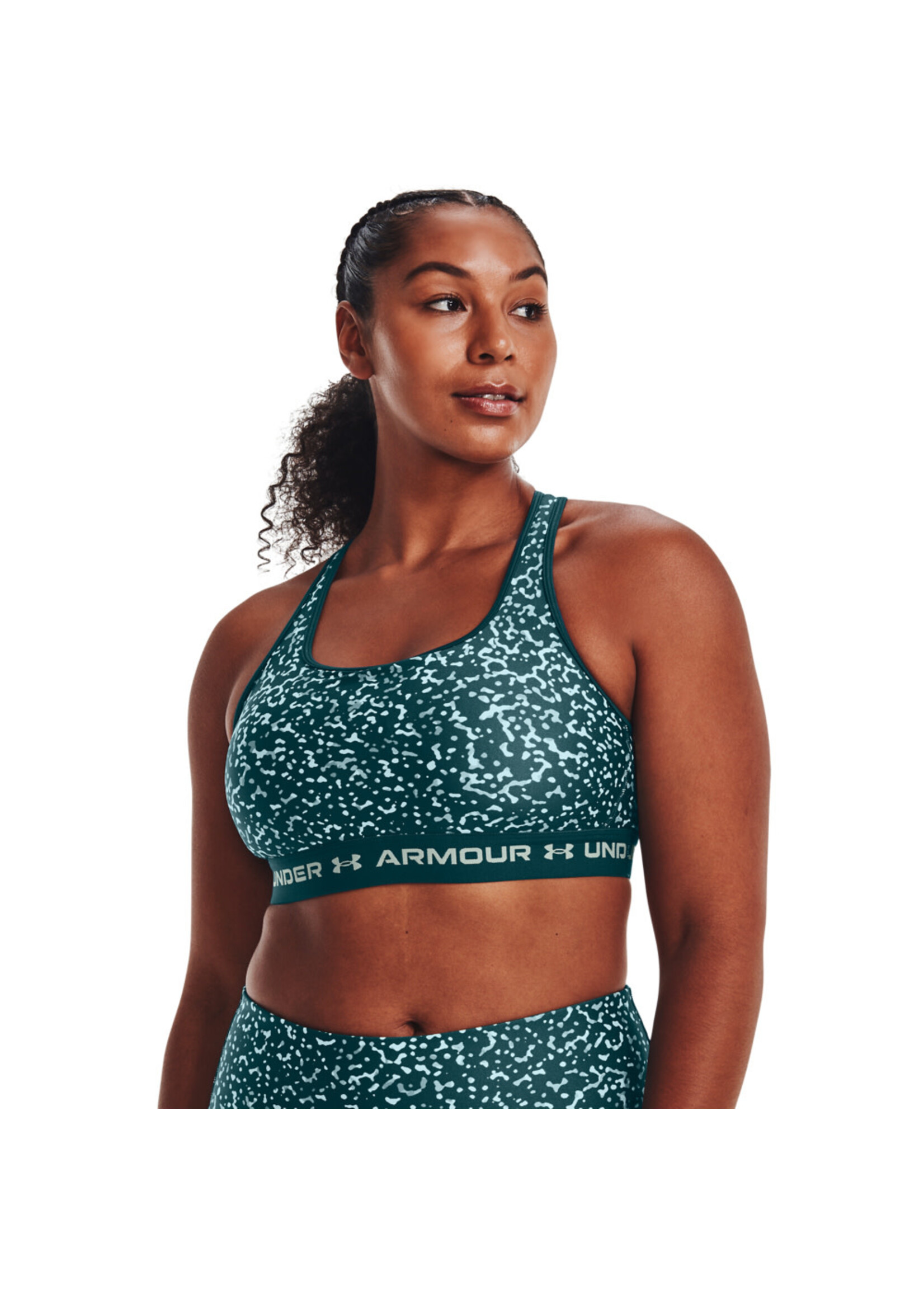 Under Armour UA Crossback Mid Print-GRN