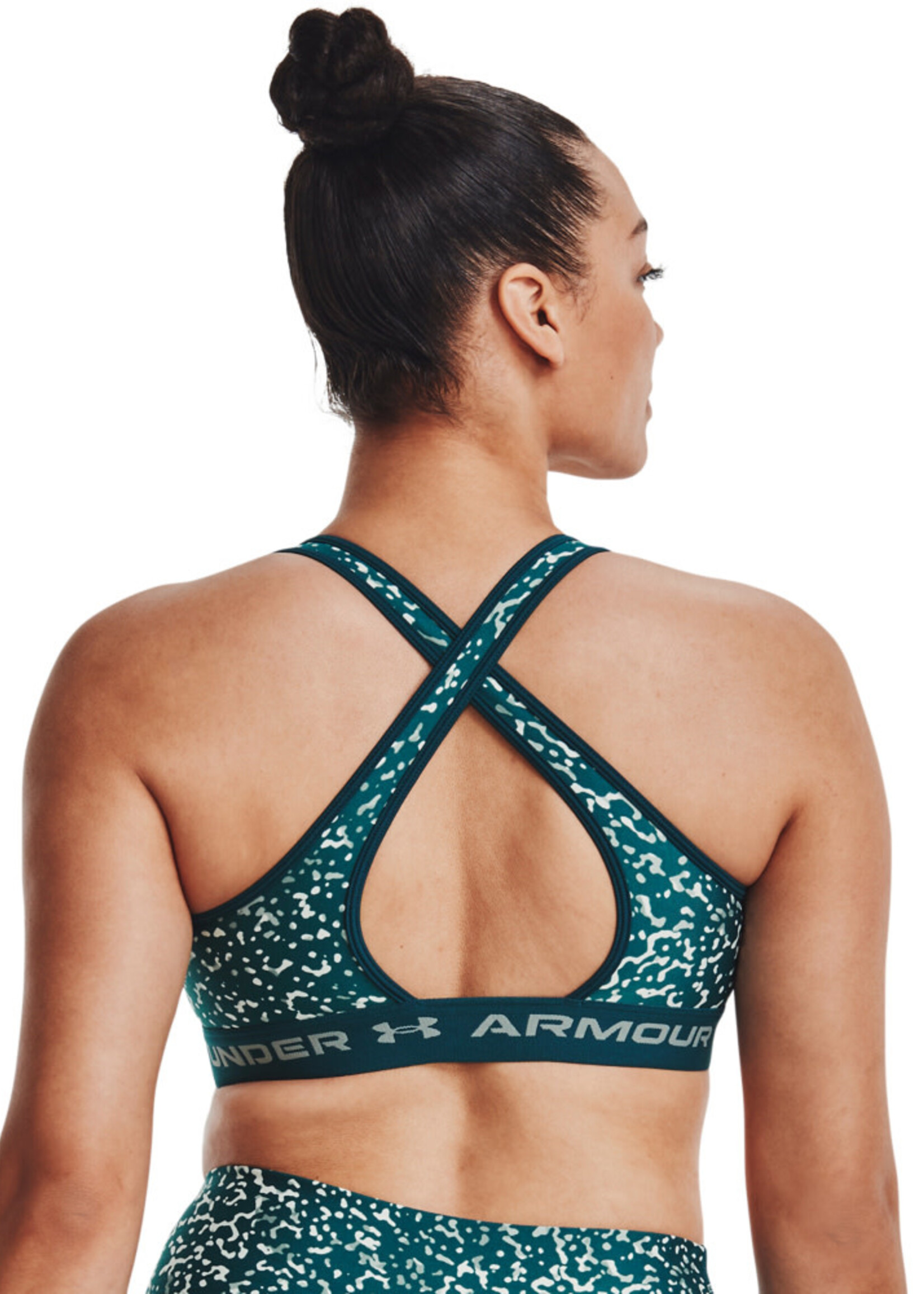 Under Armour UA Crossback Mid Print-GRN