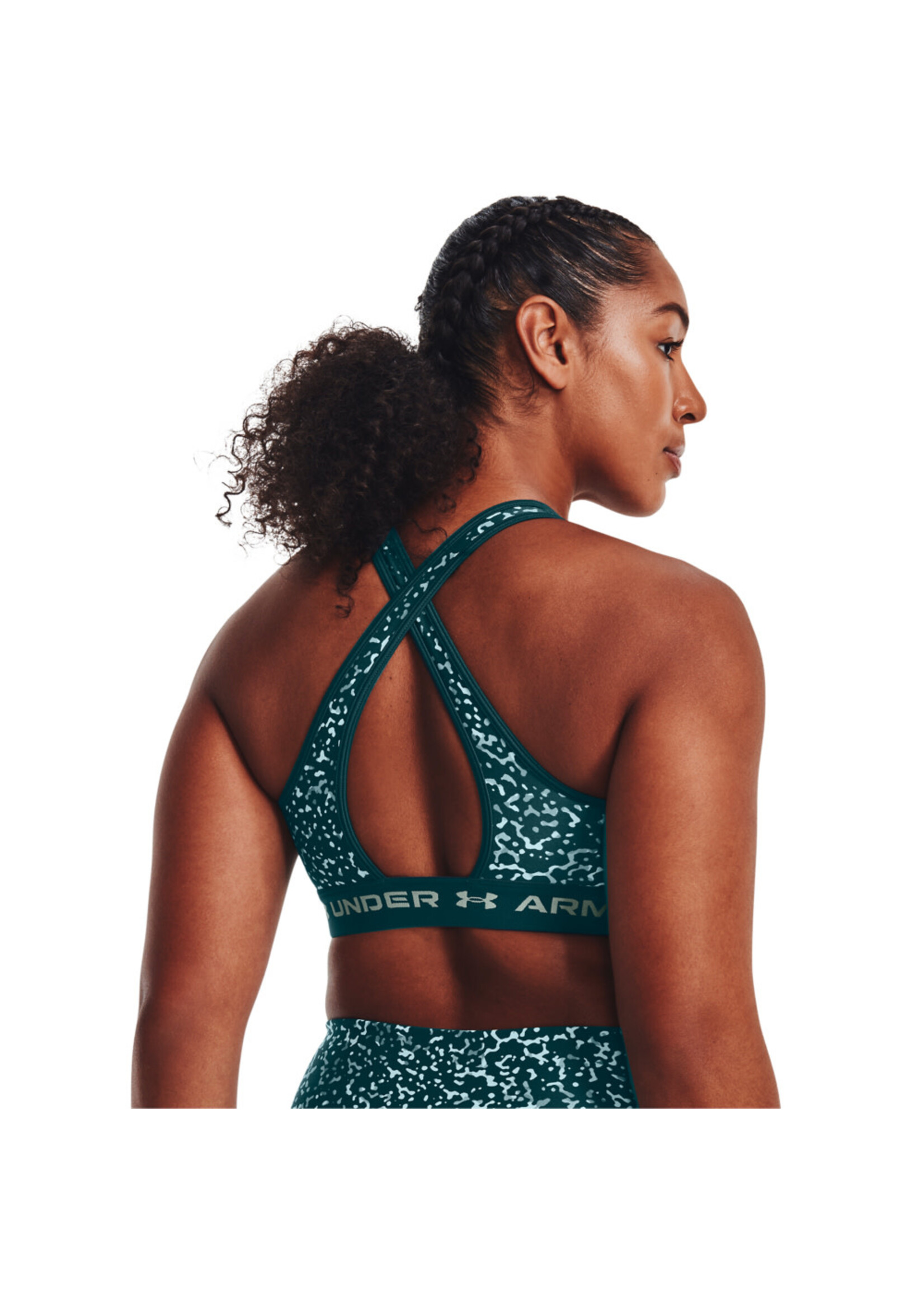 Under Armour UA Crossback Mid Print-GRN