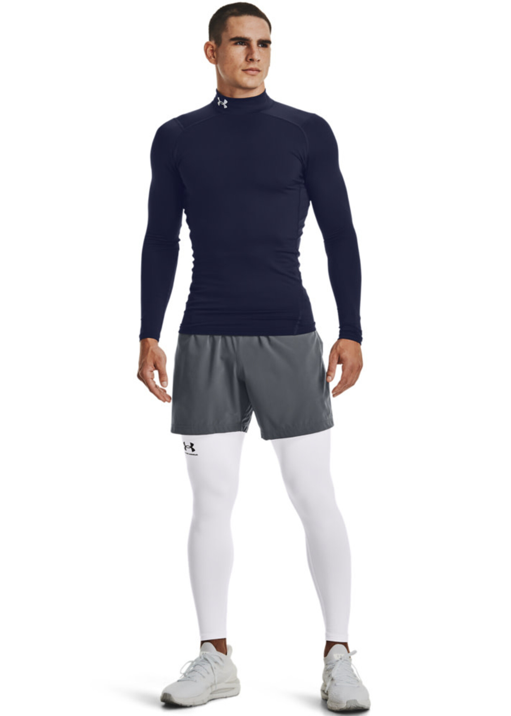 Under Armour UA CG Armour Comp Mock-NVY