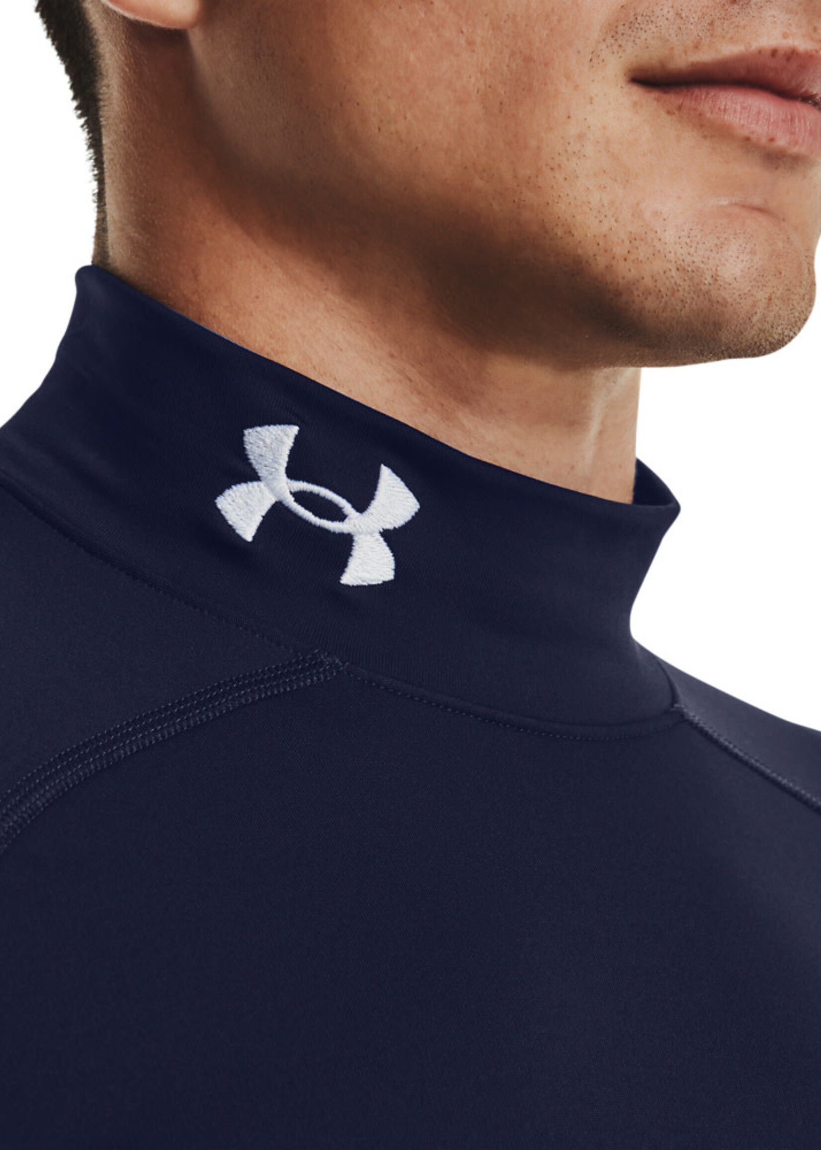 Under Armour UA CG Armour Comp Mock-NVY