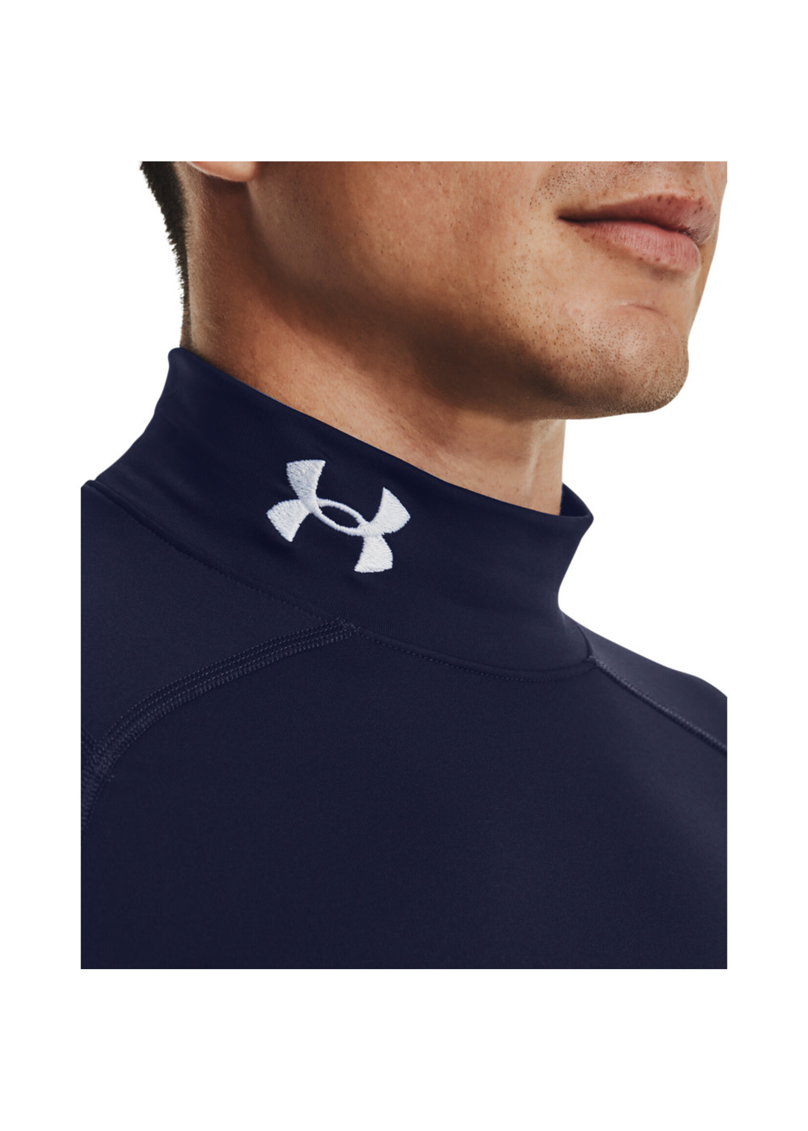 Under Armour UA CG Armour Comp Mock-NVY