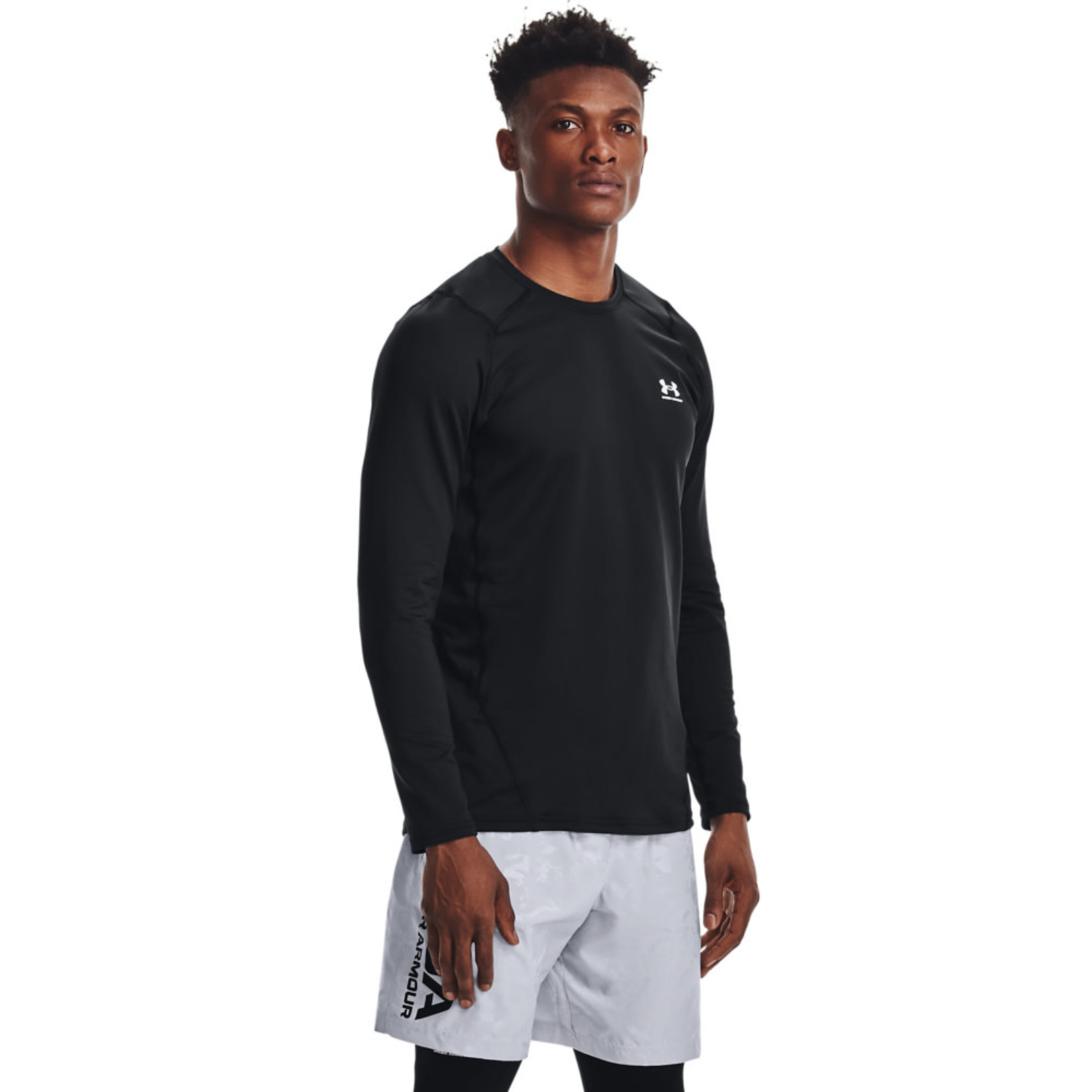 Under Armour UA CG Armour Fitted Crew-BLK