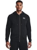 Under Armour Ua Essential Fleece Fz Hood-Blk