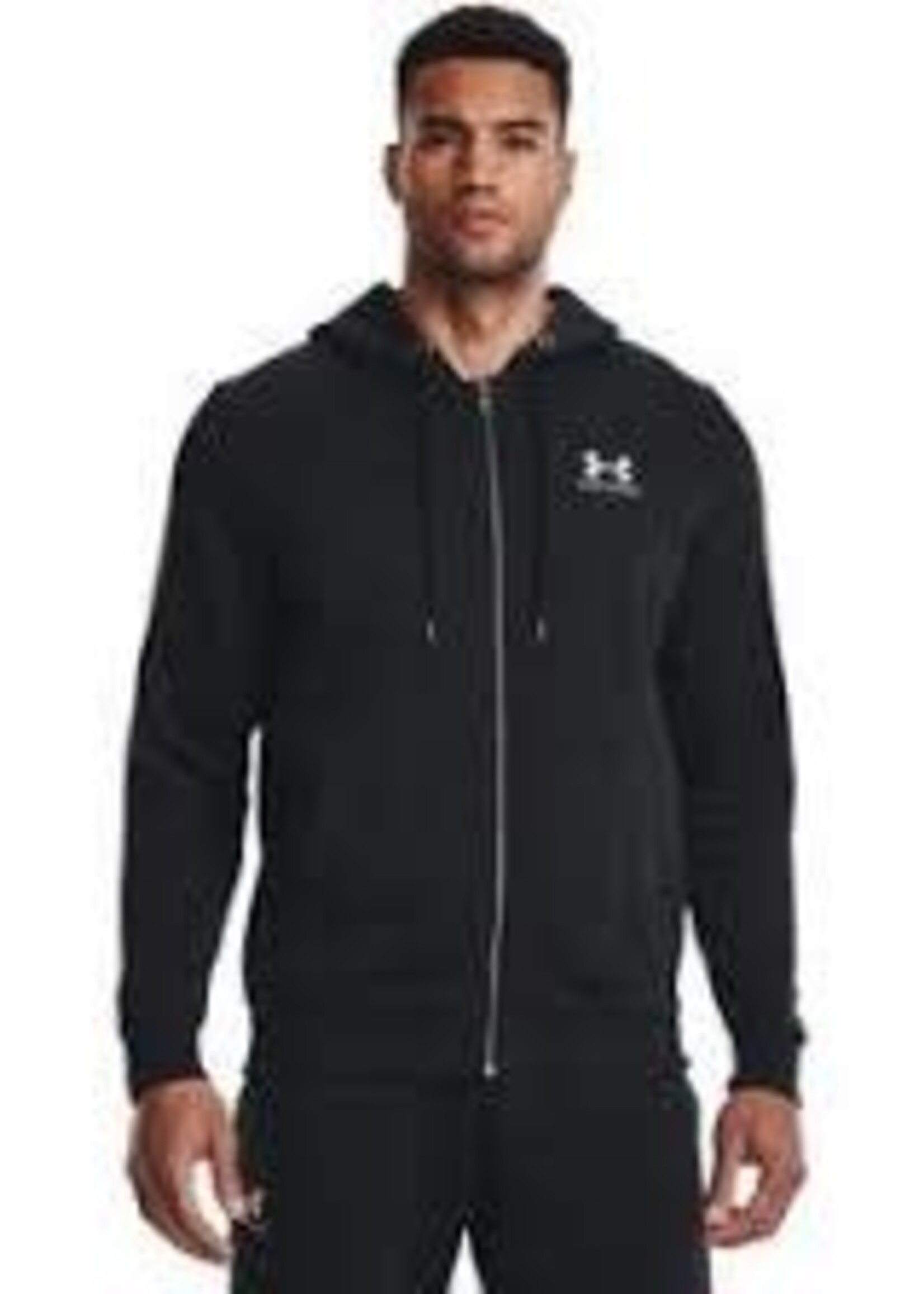 Under Armour Ua Essential Fleece Fz Hood-Blk