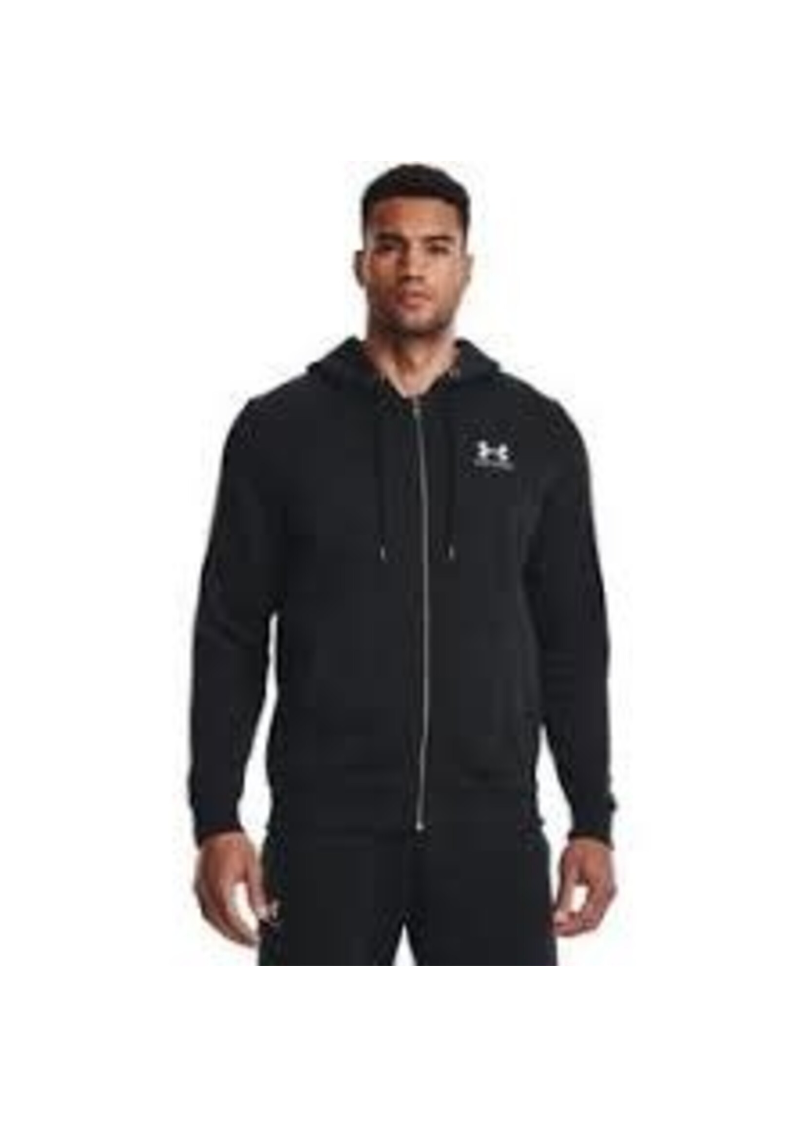 Under Armour Ua Essential Fleece Fz Hood-Blk