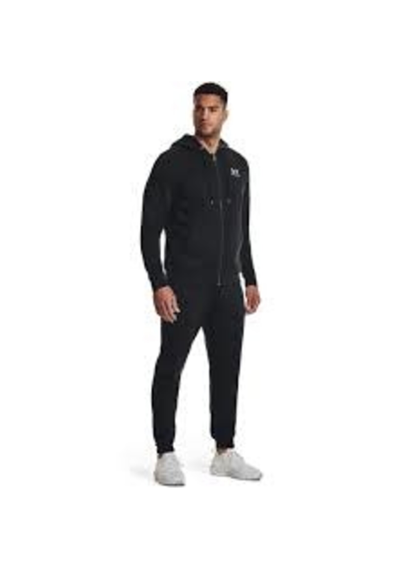 Under Armour Ua Essential Fleece Fz Hood-Blk