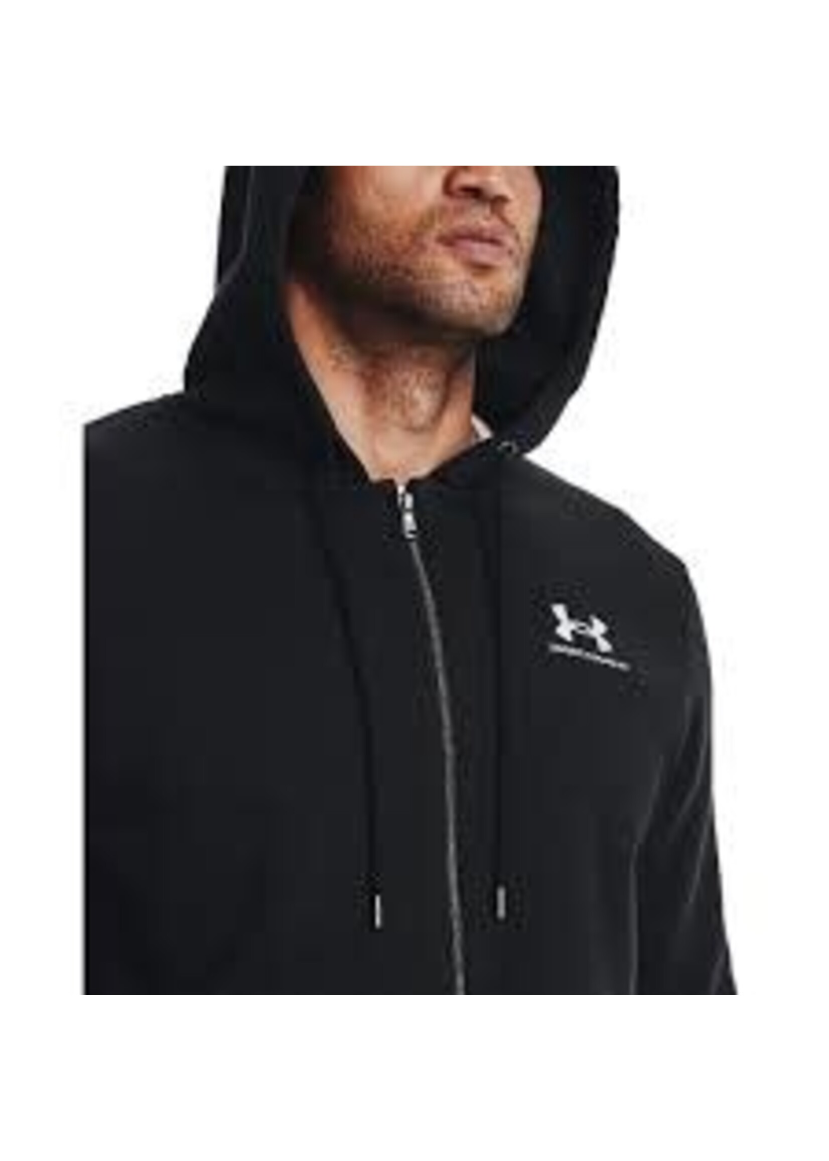 Under Armour Ua Essential Fleece Fz Hood-Blk