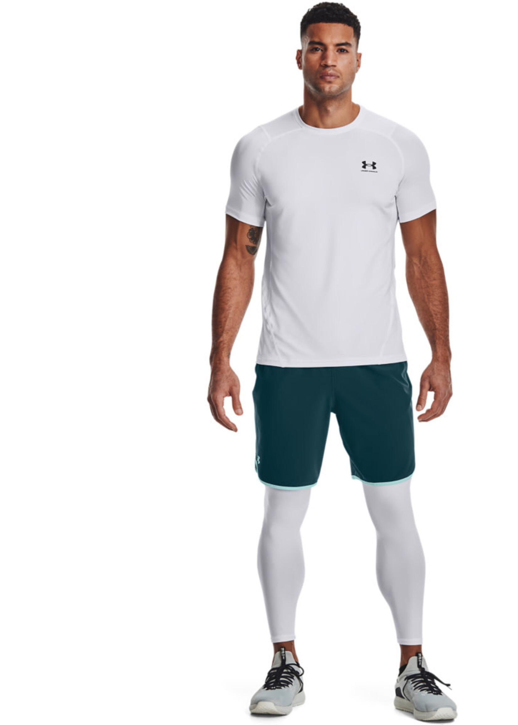 Under Armour UA HG Armour Leggings-WHT