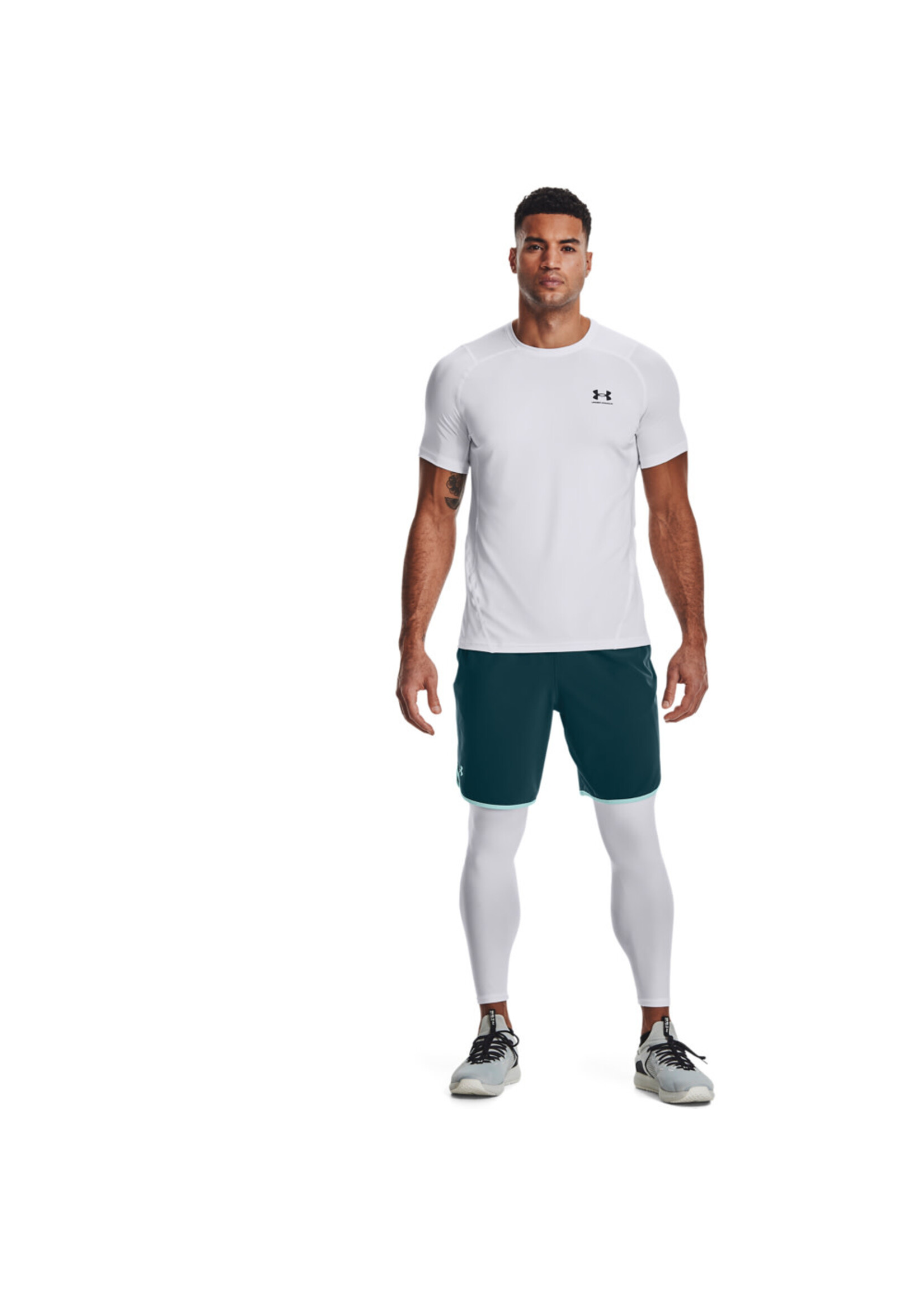 Under Armour UA HG Armour Leggings-WHT