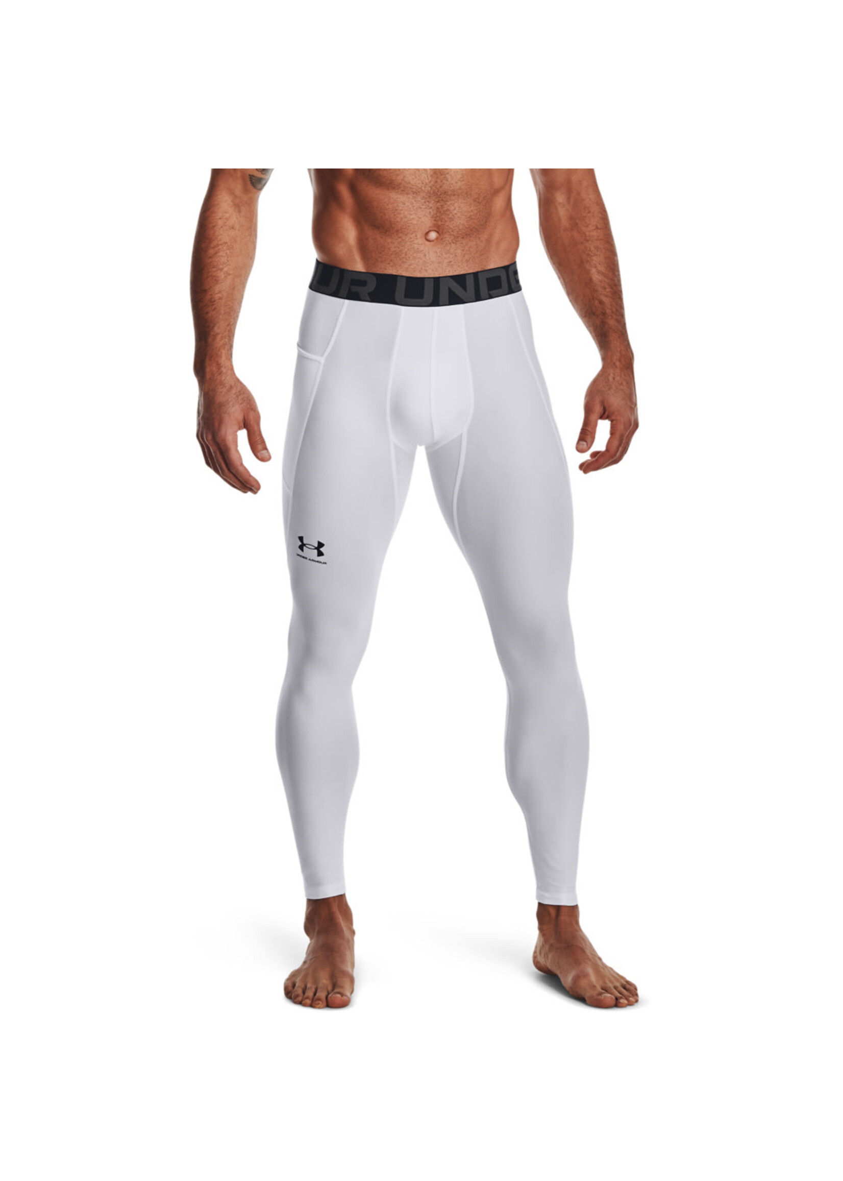 Under Armour UA HG Armour Leggings-WHT