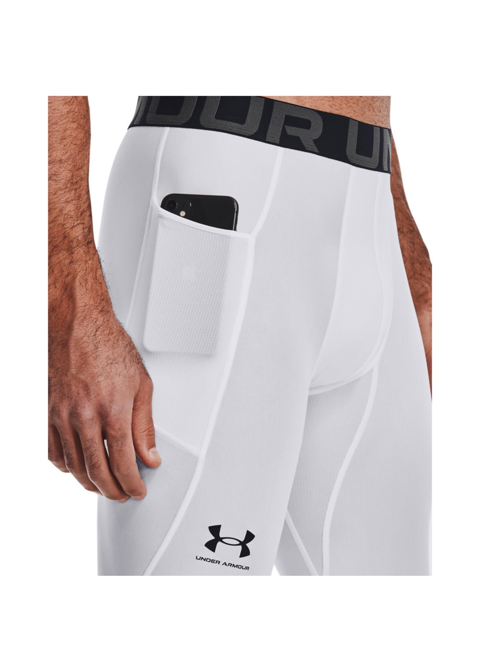 Under Armour UA HG Armour Leggings-WHT