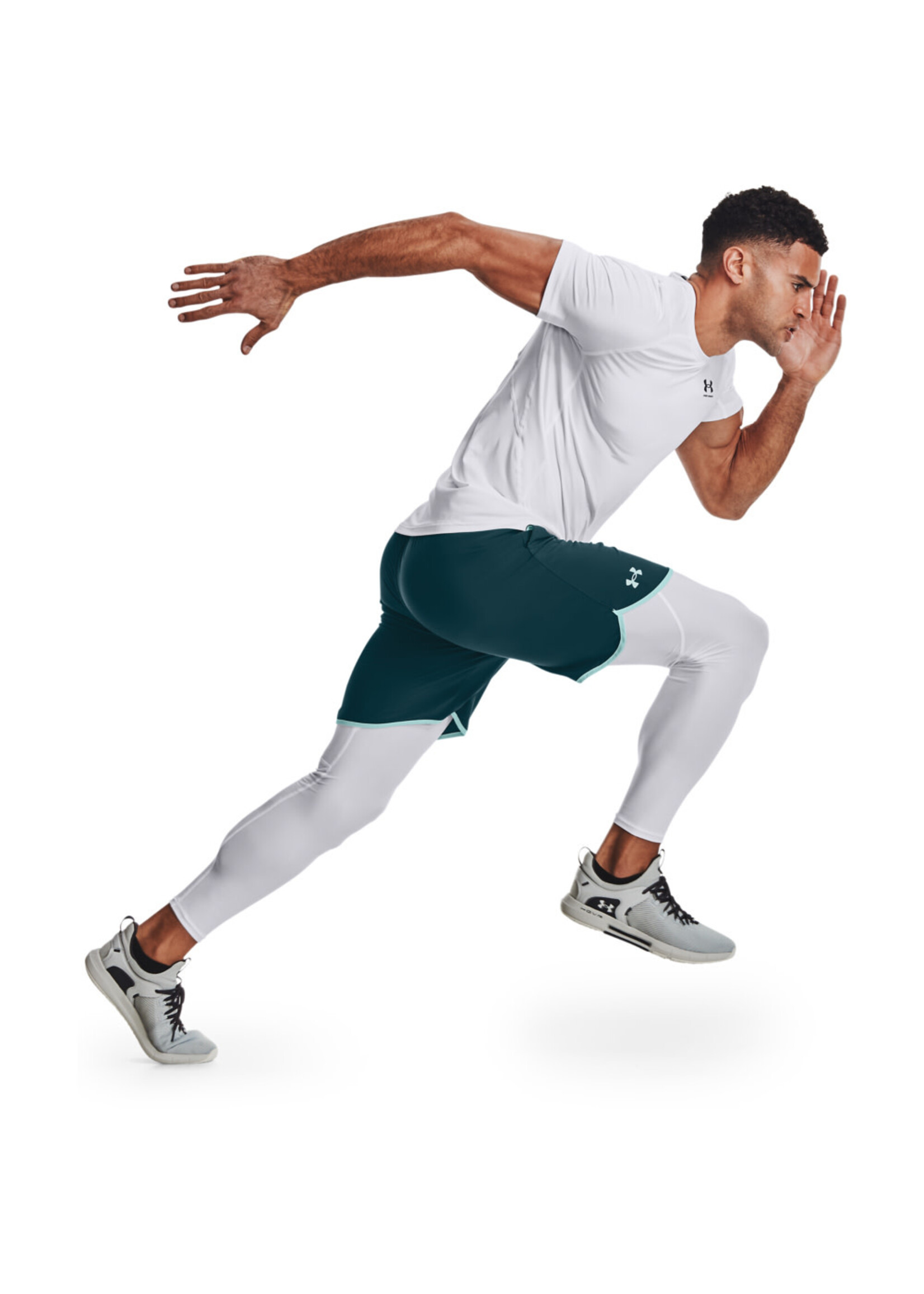 Under Armour UA HG Armour Leggings-WHT