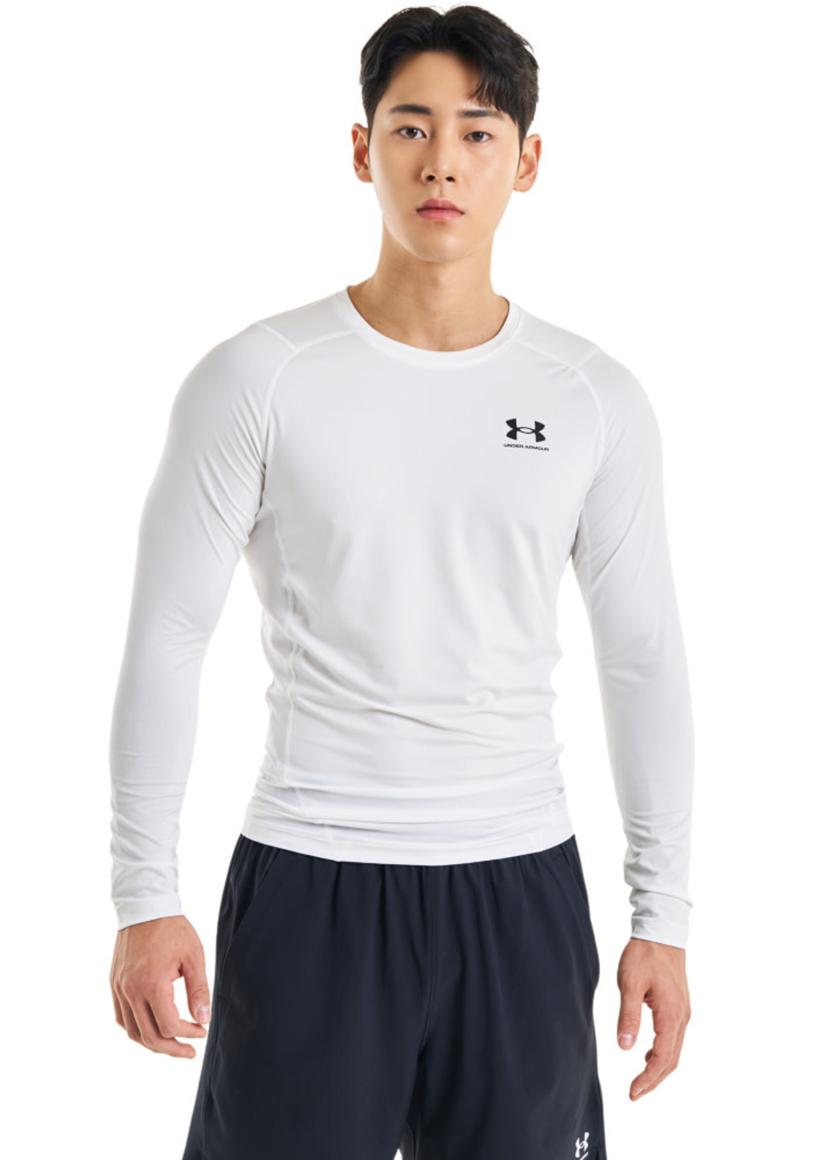 Under Armour UA HG Armour Comp LS-WHT