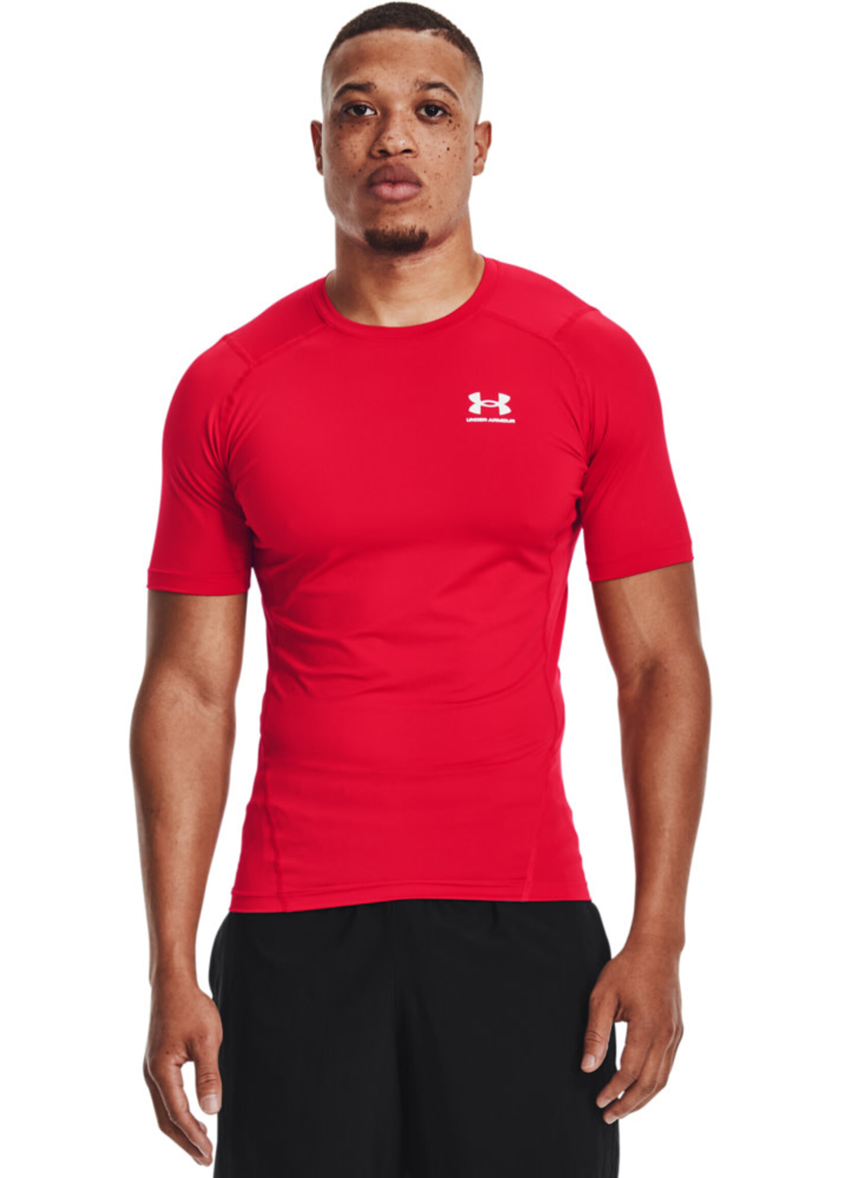 Under Armour UA HG Armour Comp SS-RED