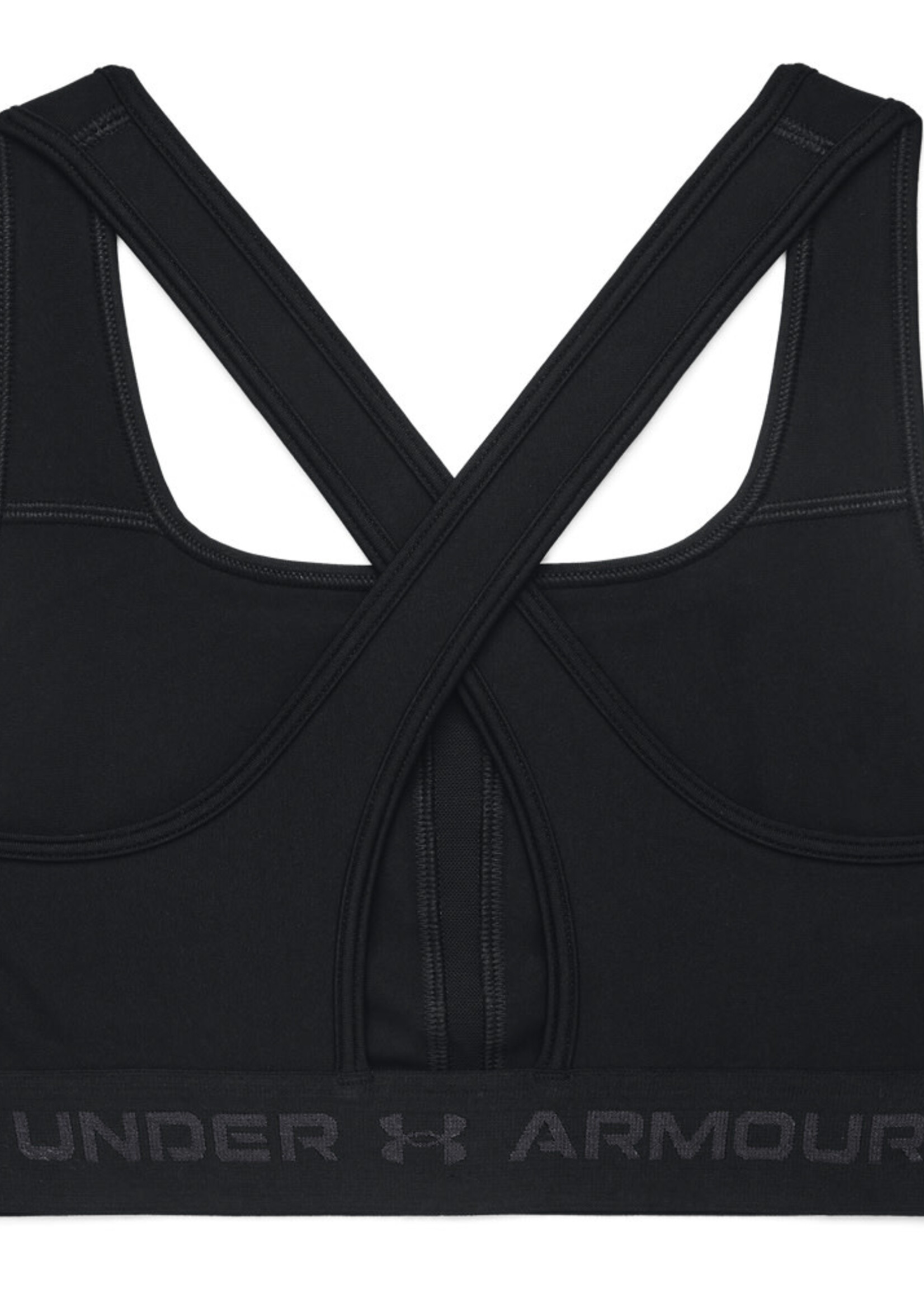 Under Armour UA Crossback Mid Bra-Black