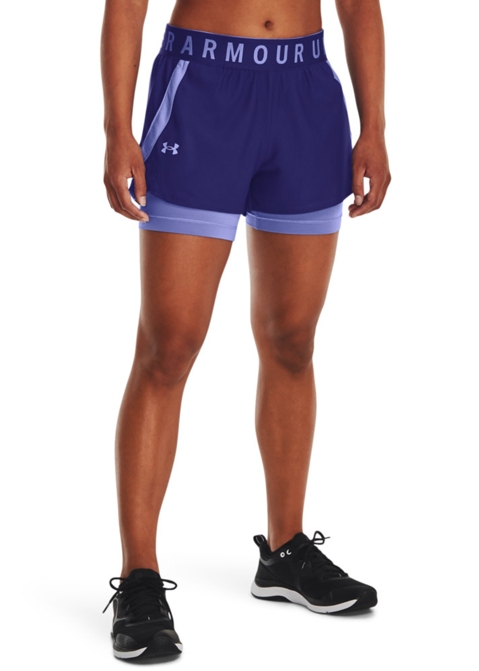 Under Armour Play Up 2-In-1 Shorts-Blu