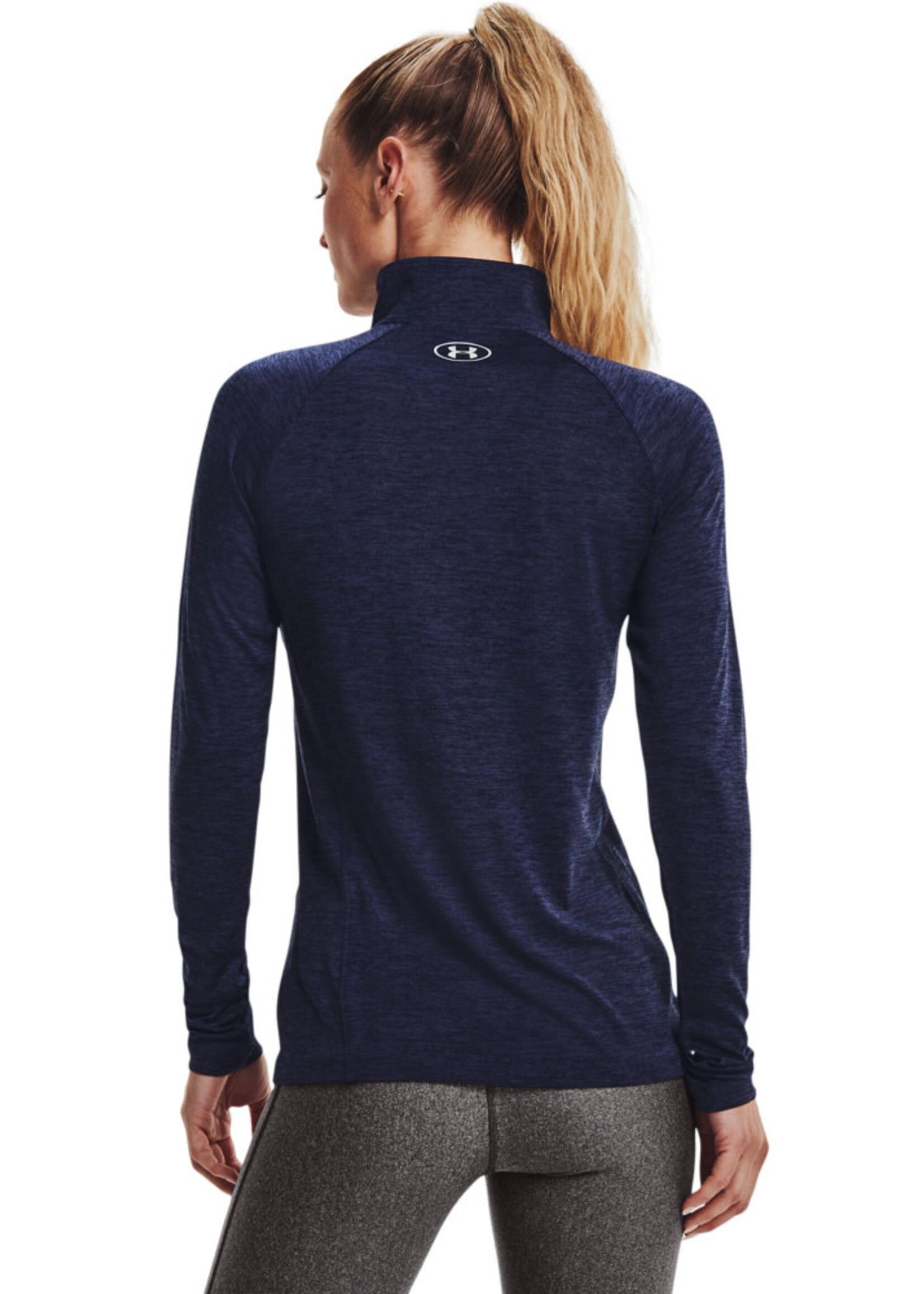 Under Armour Tech 1/2 Zip - Twist-Blu