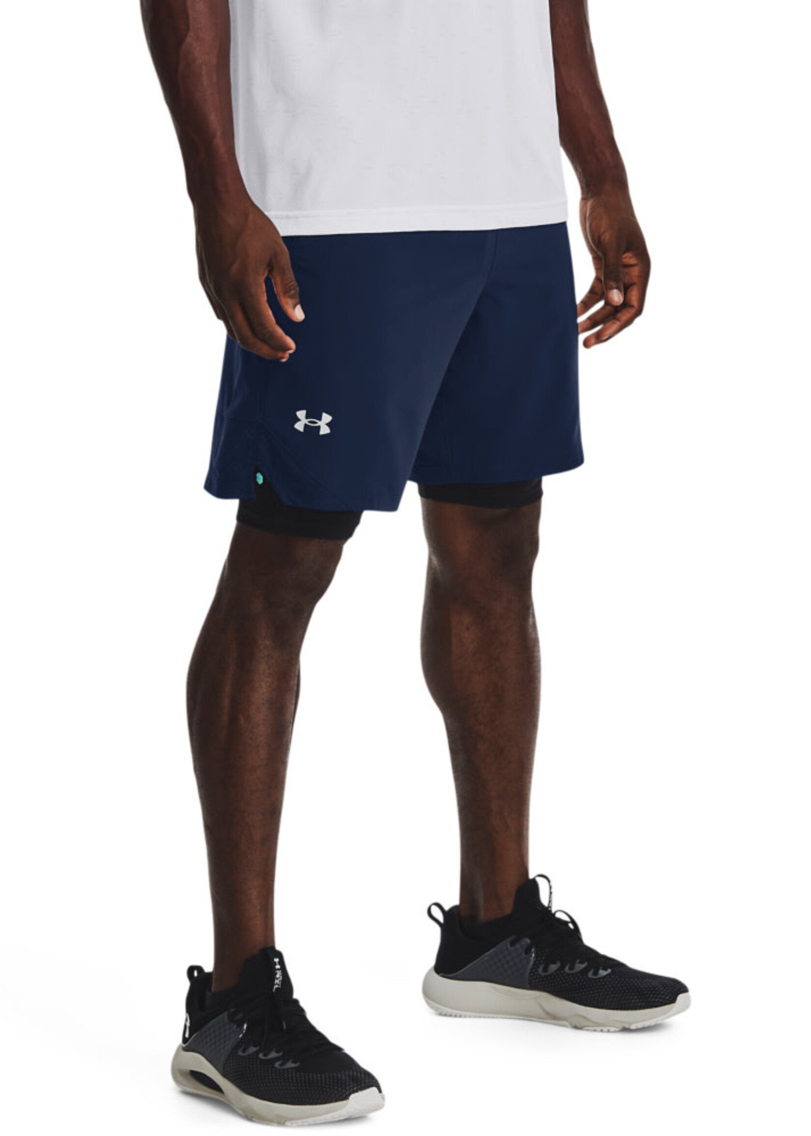 Under Armour UA Vanish Woven 8in Shorts-NVY