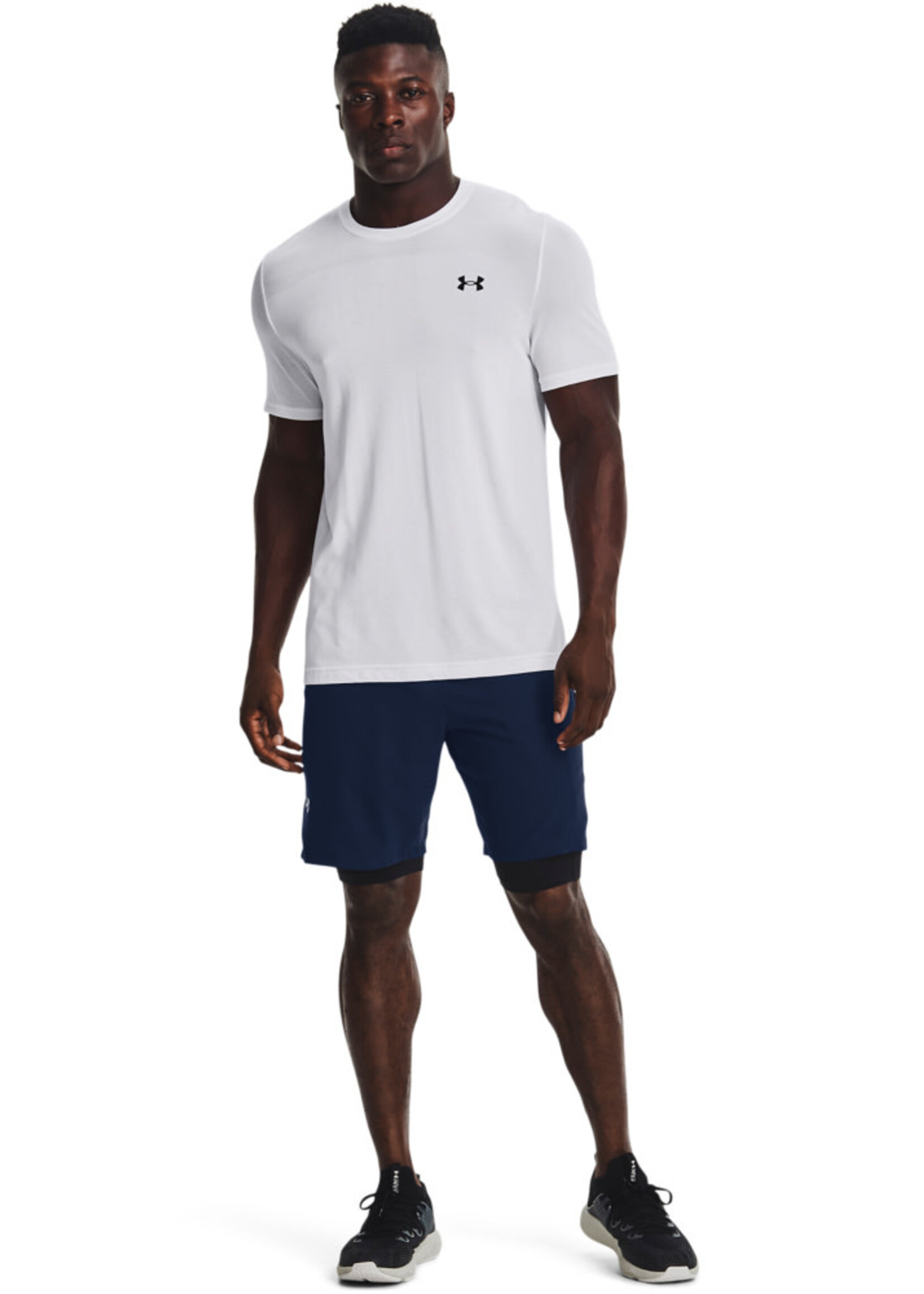 Under Armour UA Vanish Woven 8in Shorts-NVY