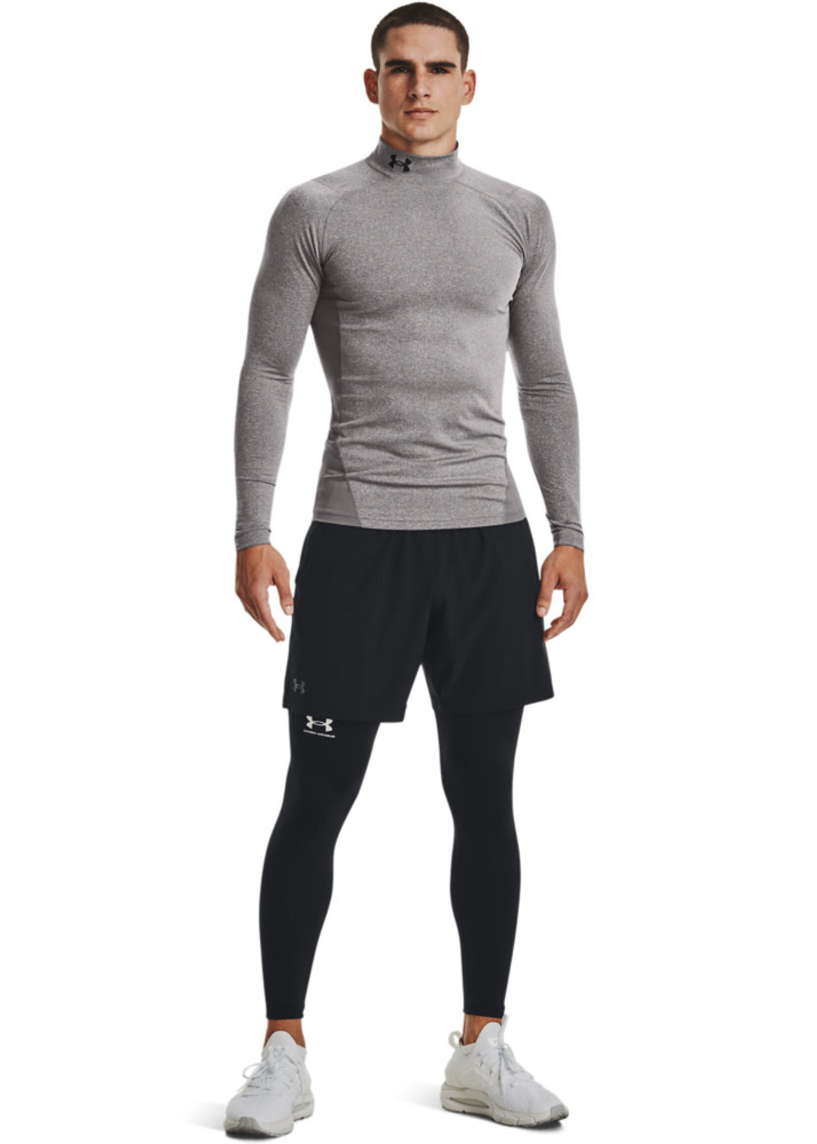 Under Armour UA CG Armour Comp Mock-Gray