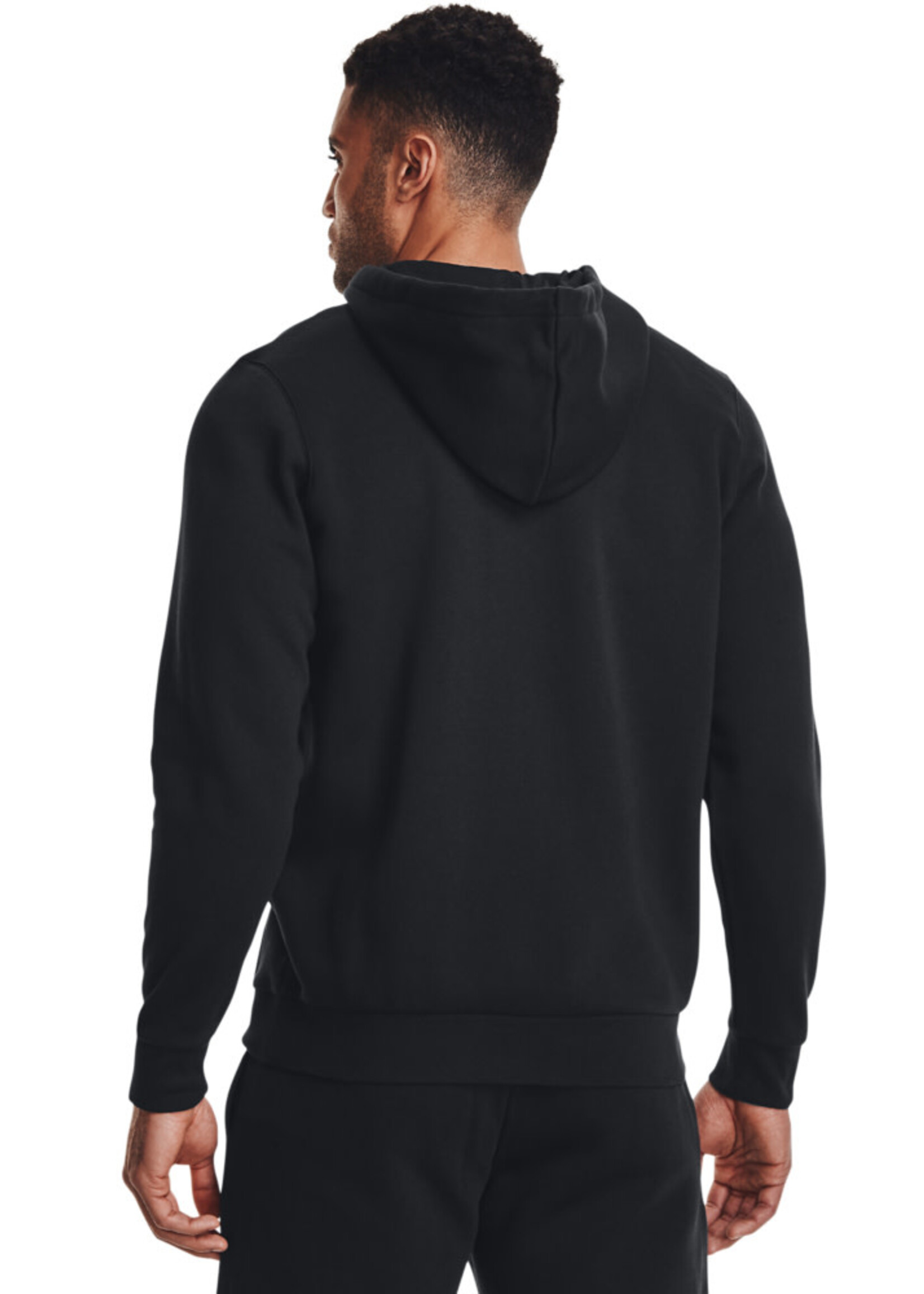 Under Armour Ua Essential Fleece Fz Hood-Blk