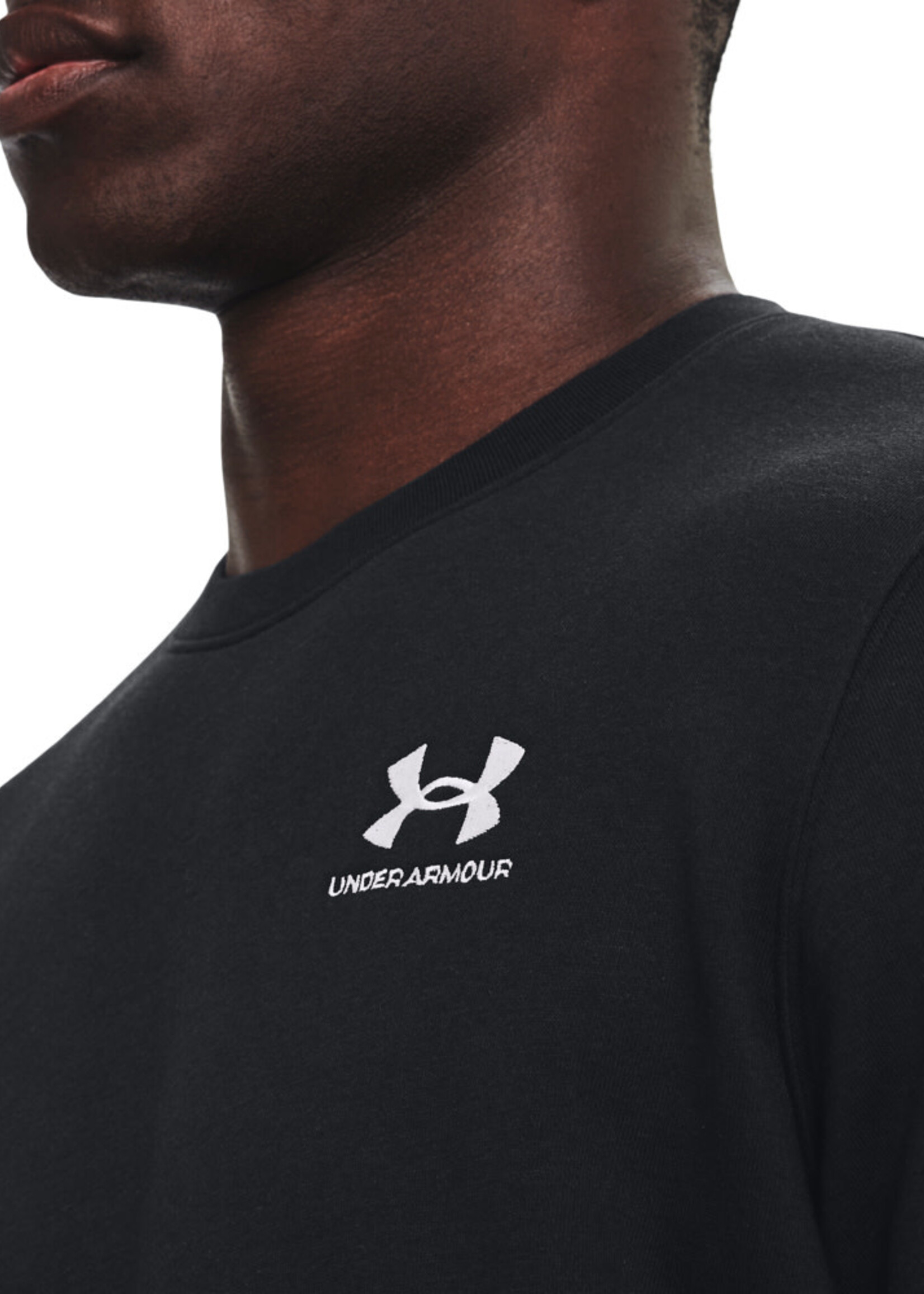 Under Armour Ua Essential Fleece Crew-Blk