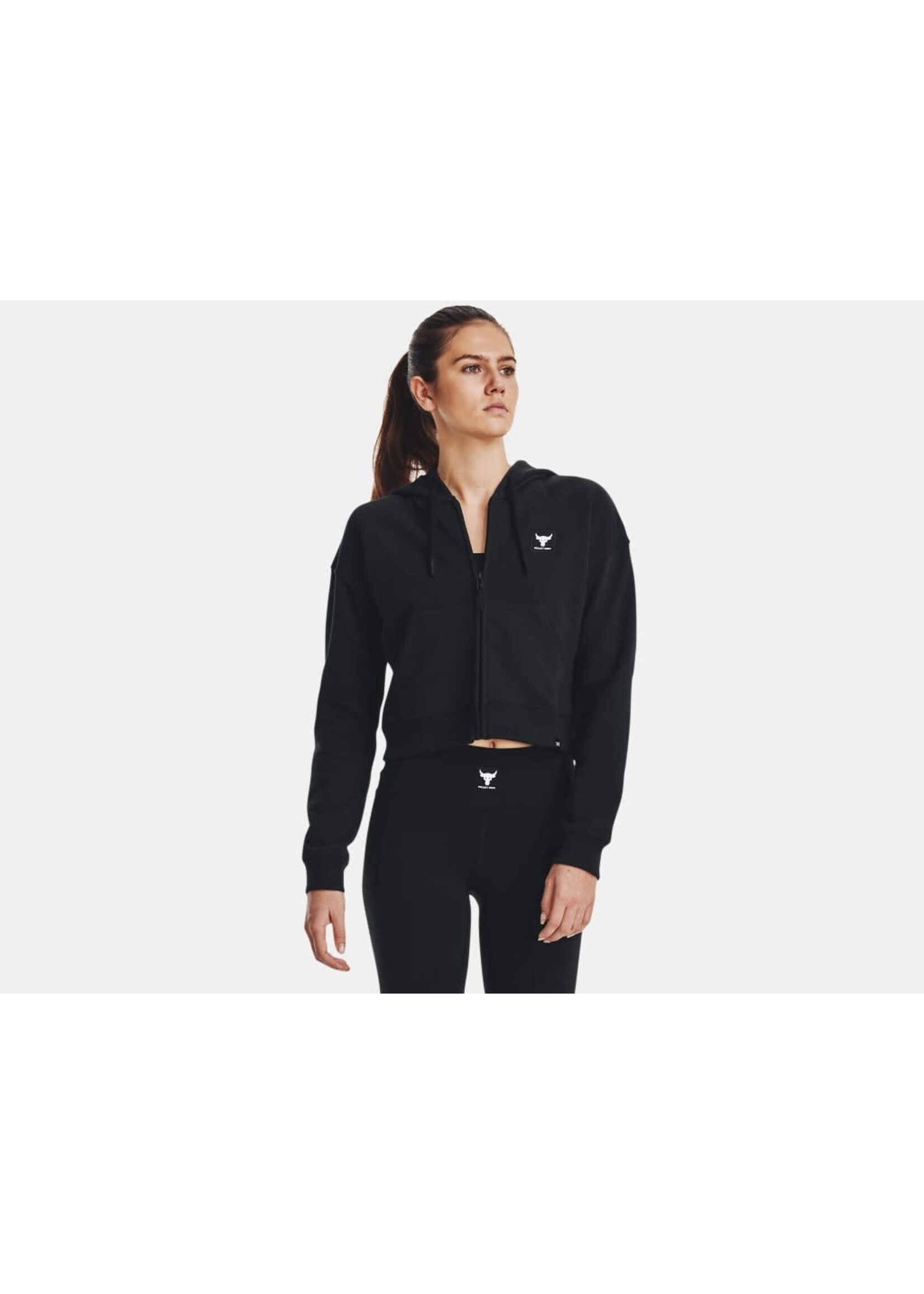 Under Armour Project Rock Hw Terry Fz-Blk