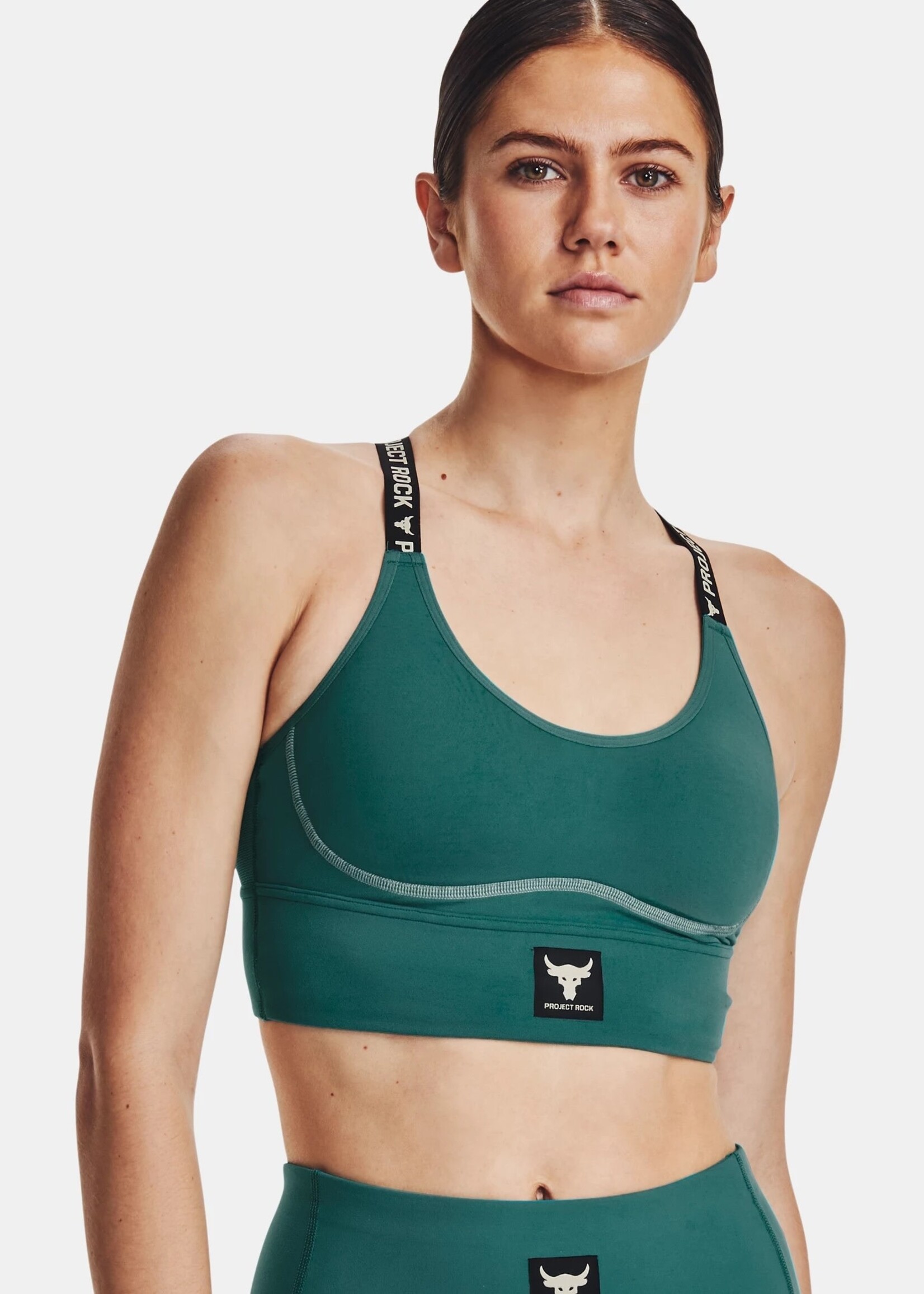 Under Armour Pjt Rock Infty Mid Bra-Grn